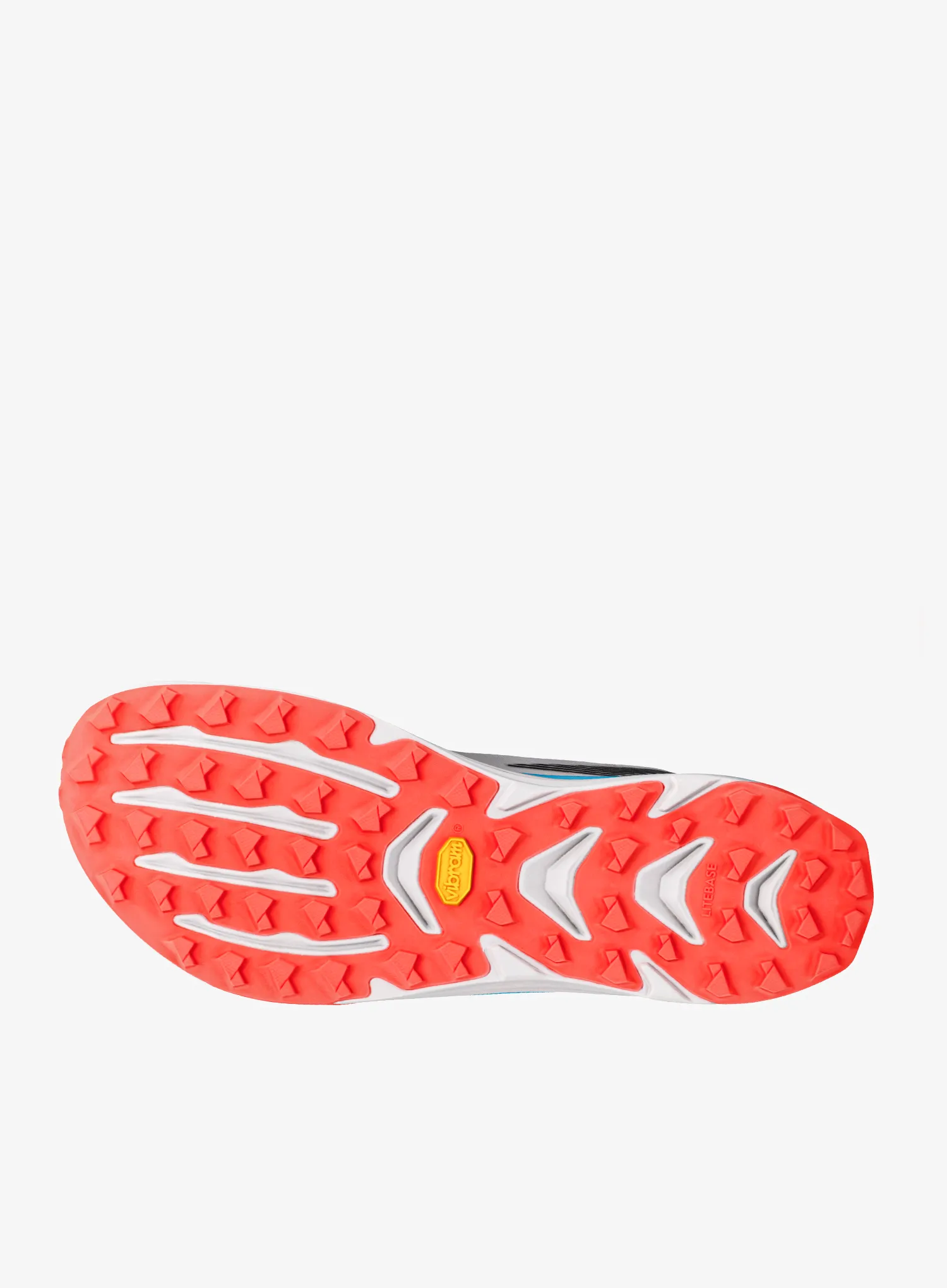 Обувки за планинско бягане Altra Mont Blanc Carbon - white/black/firey coral