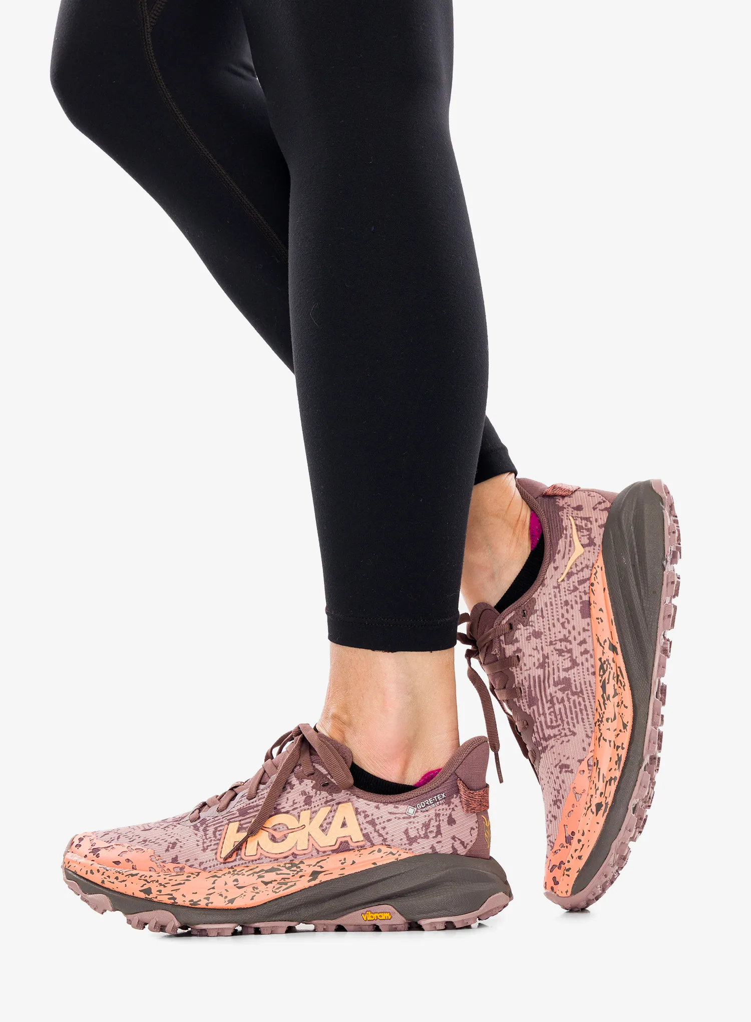 Дамски обувки за планинско бягане Hoka Speedgoat 6 GTX - smoky quartz/quartzite