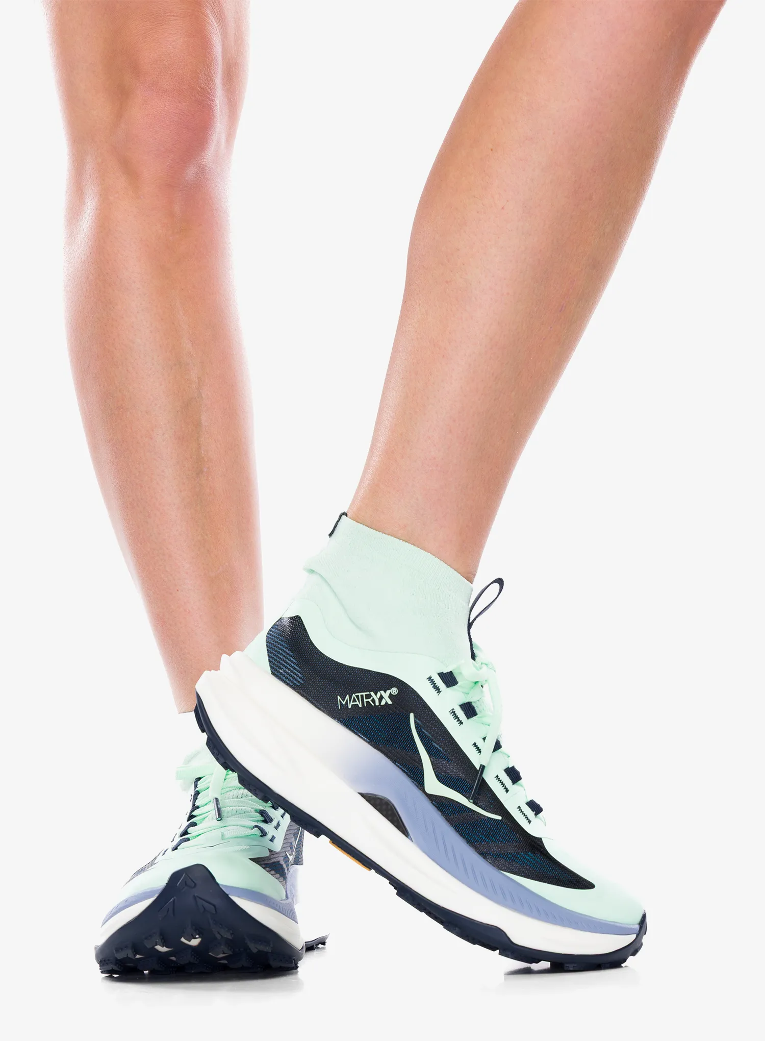 Дамски обувки за планинско бягане Hoka Tecton X 3 - mint fluorite/varsity navy