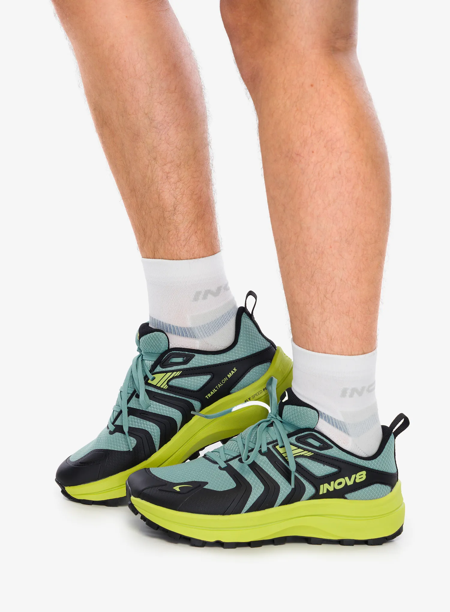Обувки за планинско бягане Inov-8 TrailTalon Max - dark green/green