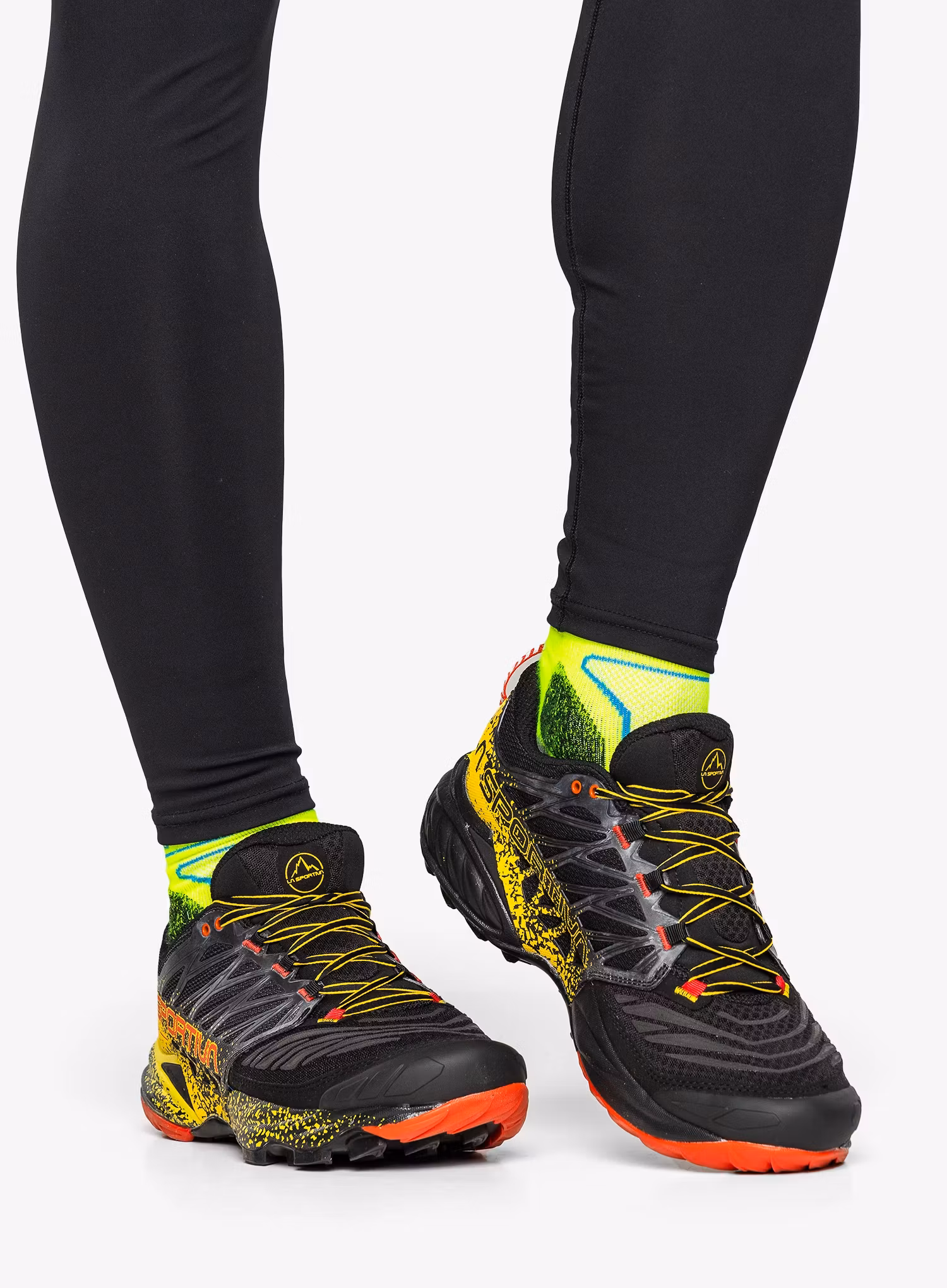 Обувки за планинско бягане La Sportiva Akasha II - black/yellow