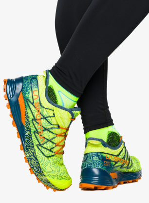 Обувки за планинско бягане La Sportiva Mutant - lime punch/storm blue