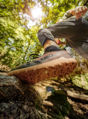 Обувки за планинско бягане Xero Shoes Mesa Summit WP - dark irish cream