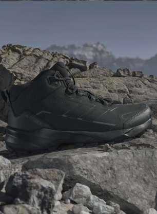Трекинг обувки adidas TERREX Skychaser AX5 Mid GTX - core black/core black/carbon