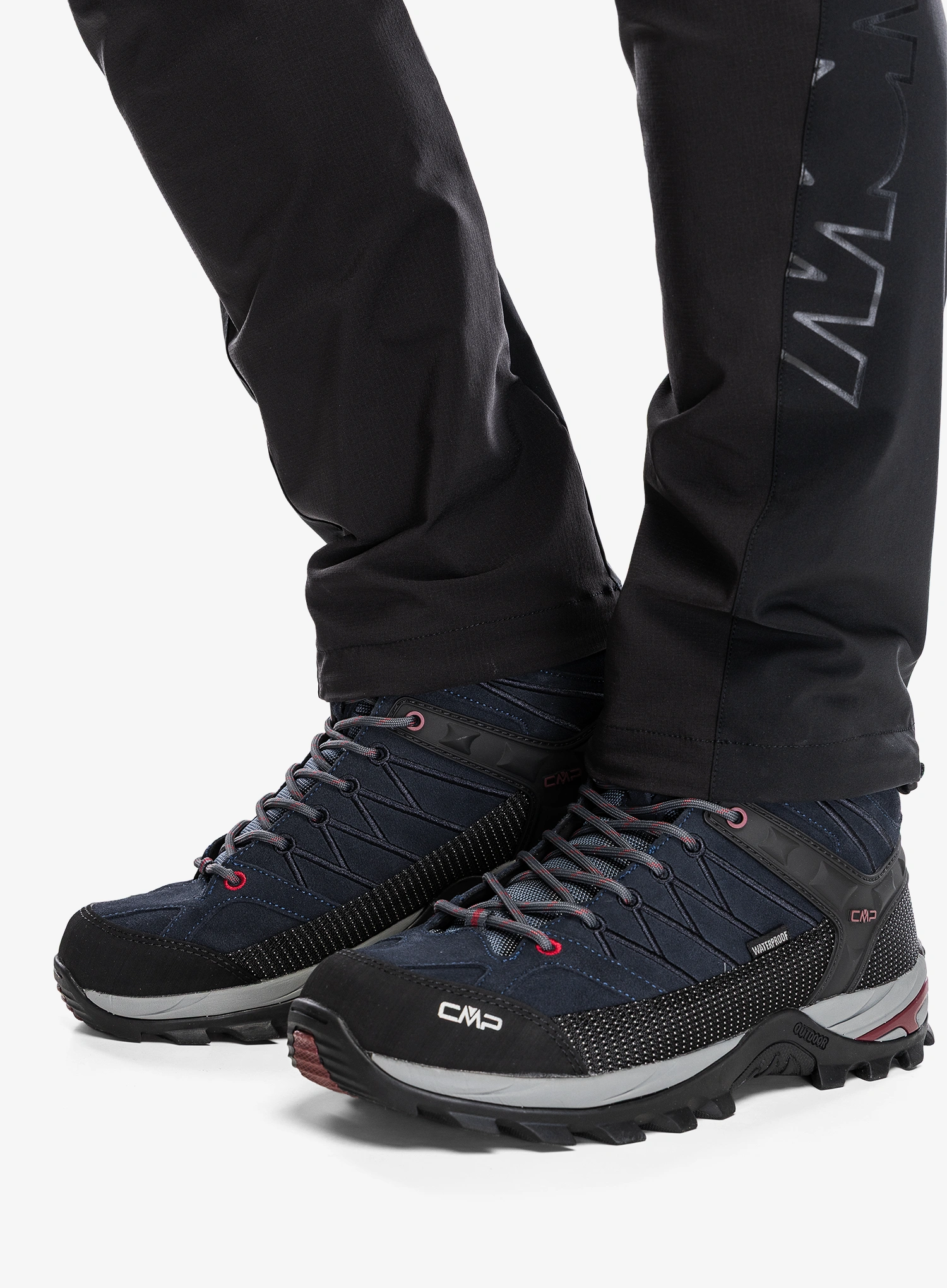 Мъжки туристически обувки CMP Rigel Mid WP - asphalt/syrah