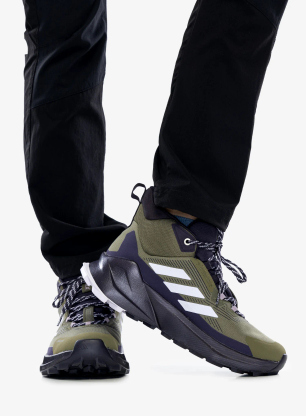 Дамски туристически обувки adidas TERREX Trailmaker 2 Mid GTX - oliv stra/silv dawn/aurora blk