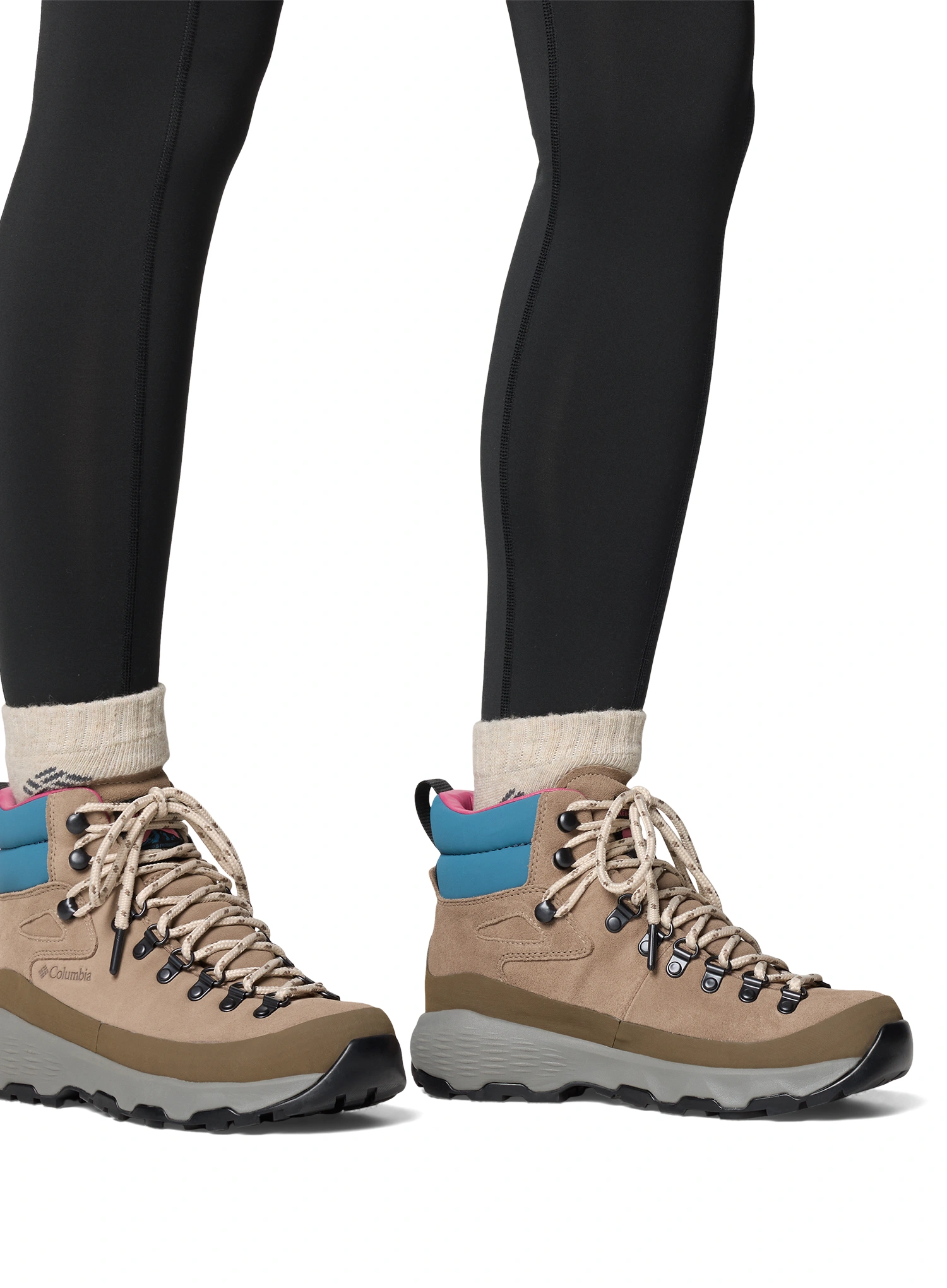 Дамски туристически обувки Columbia Newton Alpine PT - wet sand/rosette