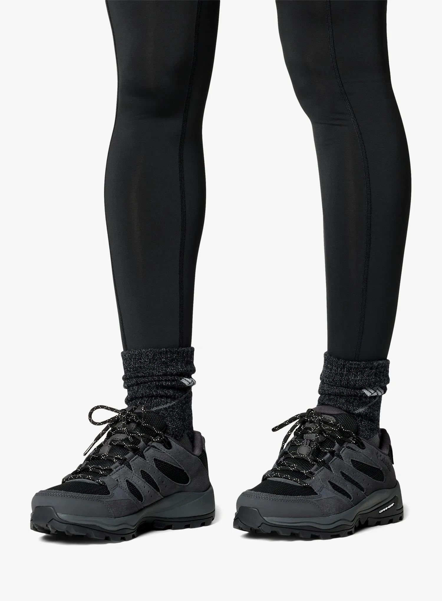 Дамски туристически обувки Columbia Redmond IV Low Waterproof - black/citron haze