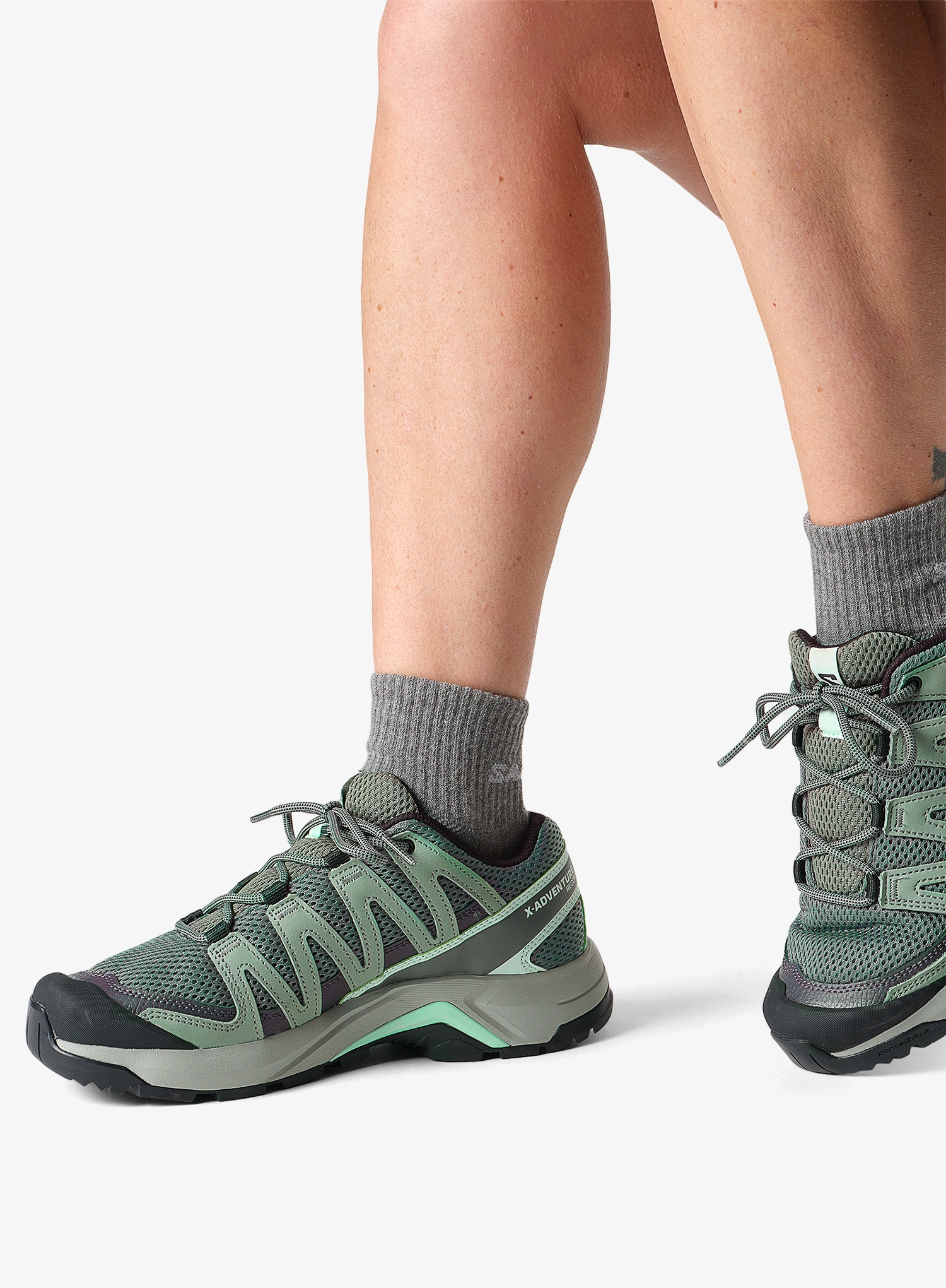 Дамски туристически обувки Salomon X-Adventure Recon - sage/green/bay