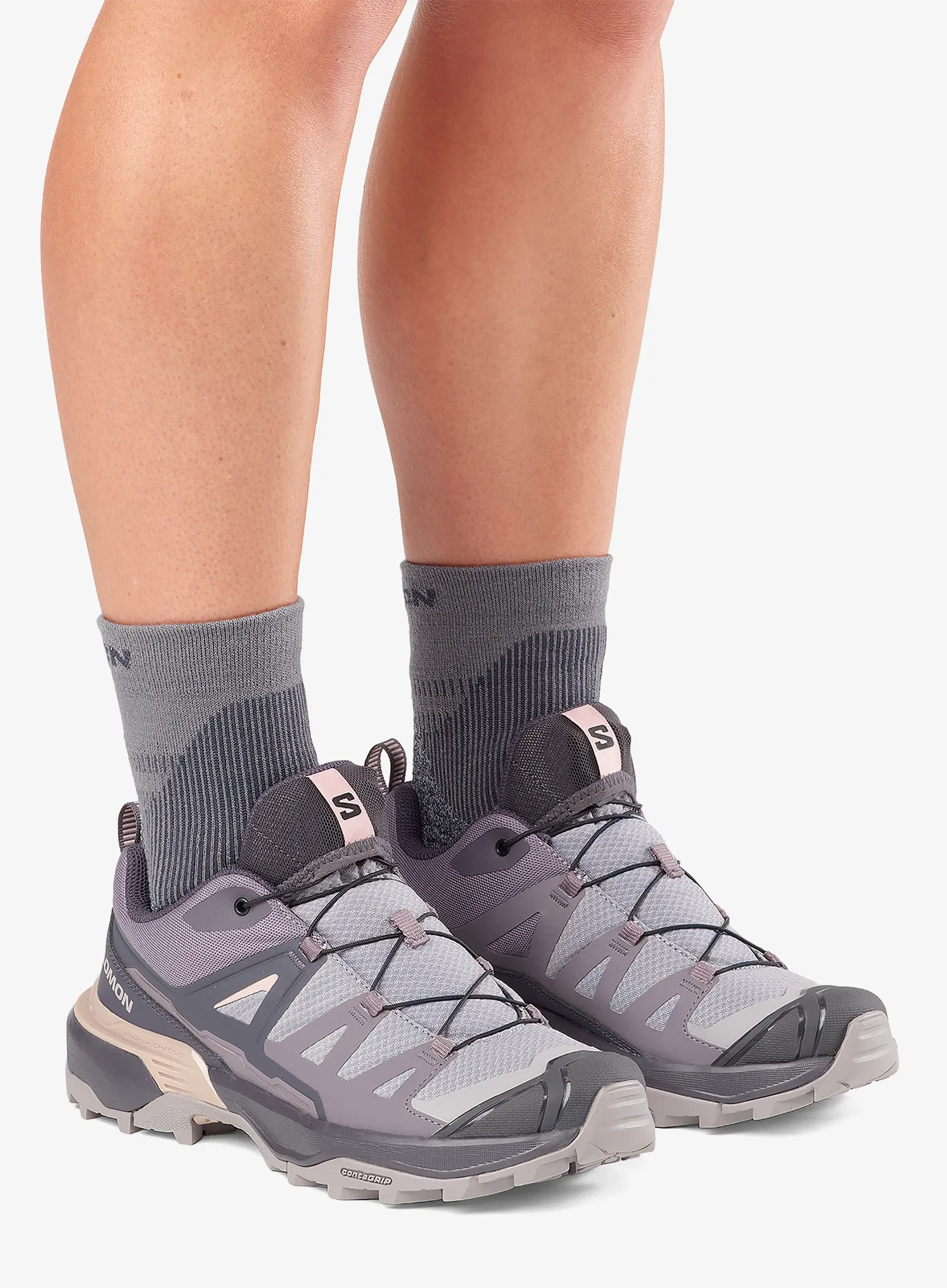 Дамски туристически обувки Salomon X Ultra 360 - gull/nine iron/shadow