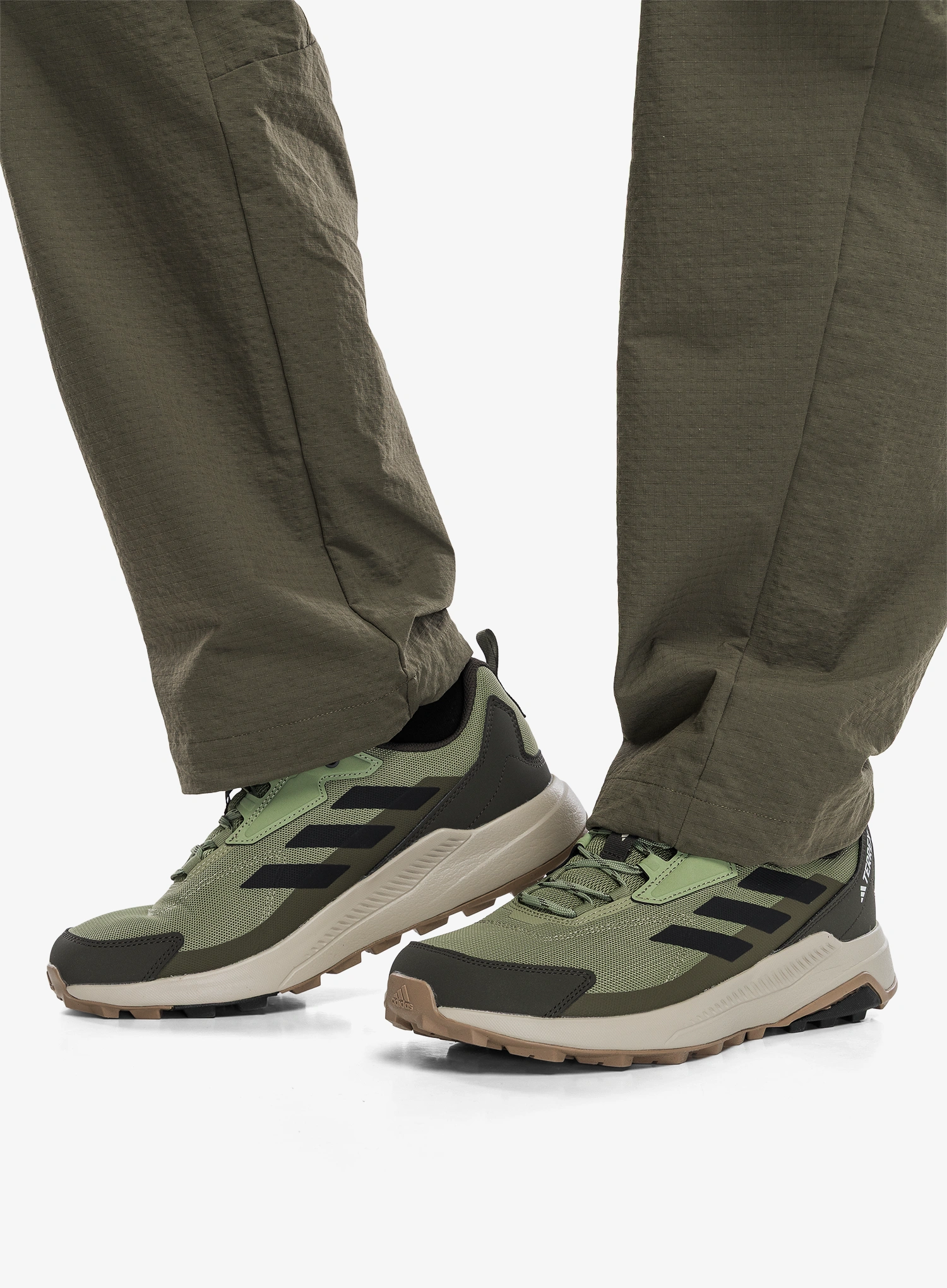 Ниски туристически обувки adidas TERREX Anylander - tent green/carbon/olive strata