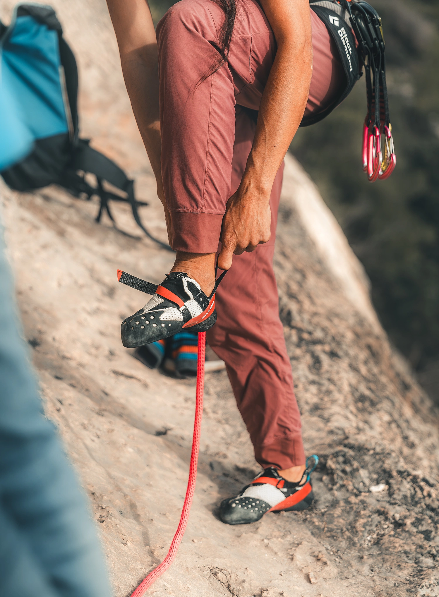 Обувки за катерене Scarpa Furia Air - ice/red