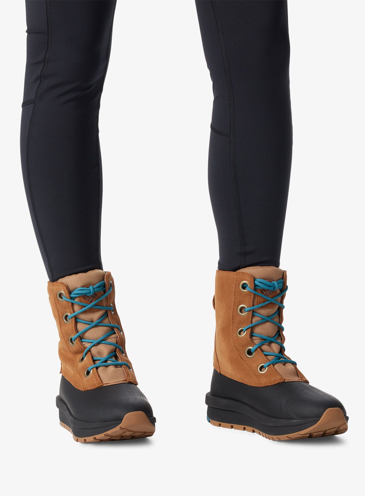 Дамски зимни обувки Columbia Moritza Shield Omni-Heat - elk/river blue