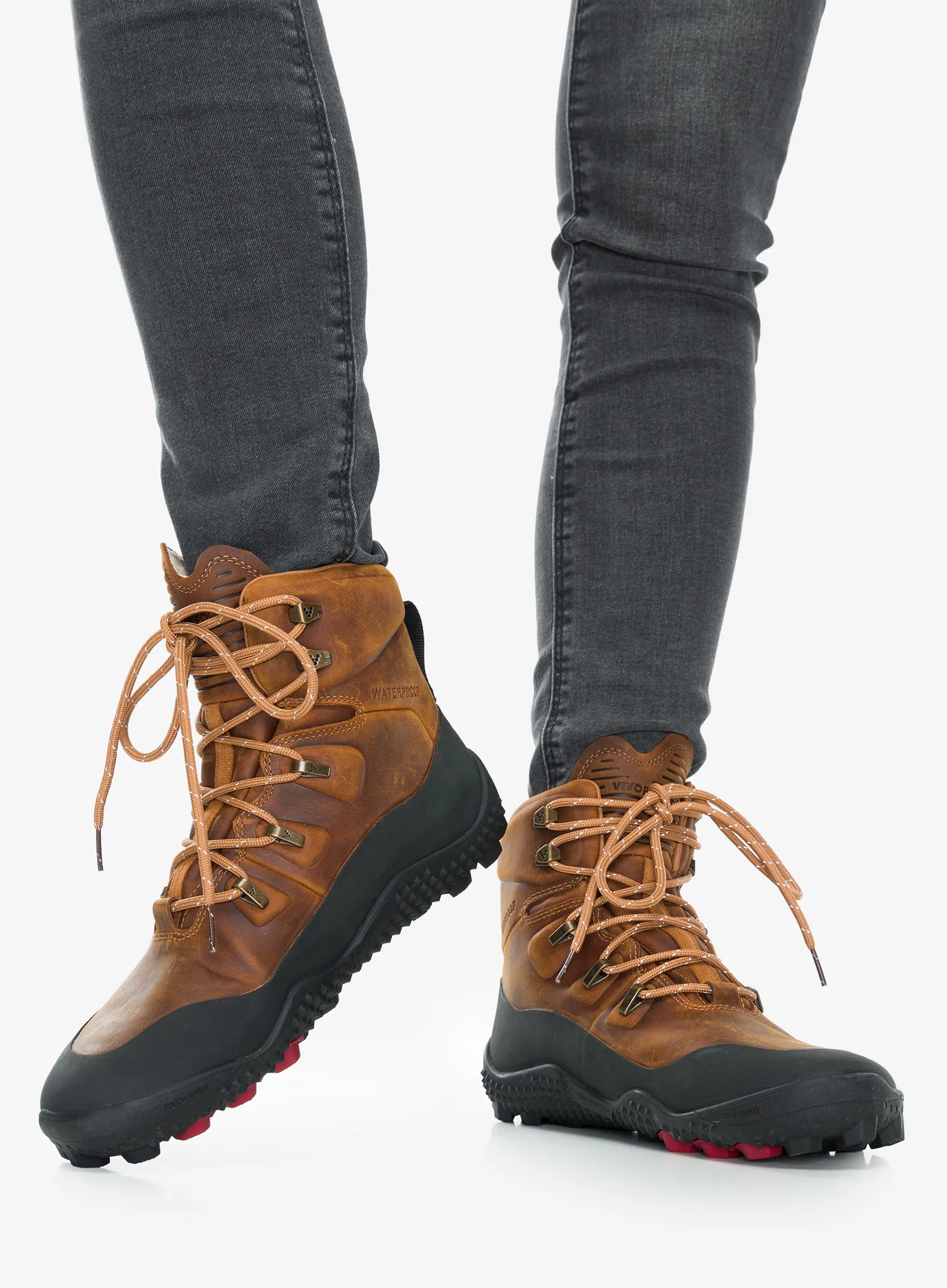 Дамски зимни обувки Vivobarefoot Tracker Winter II SG - tan