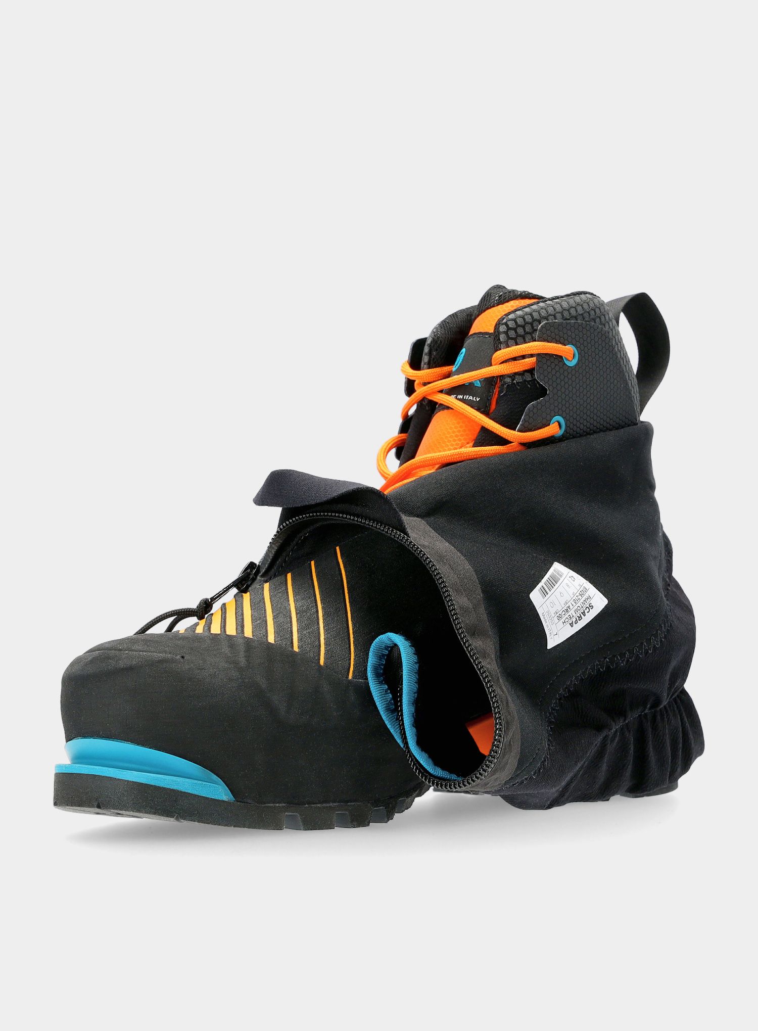 Обувки за котки с автомат Scarpa Phantom Tech - black/bright orange