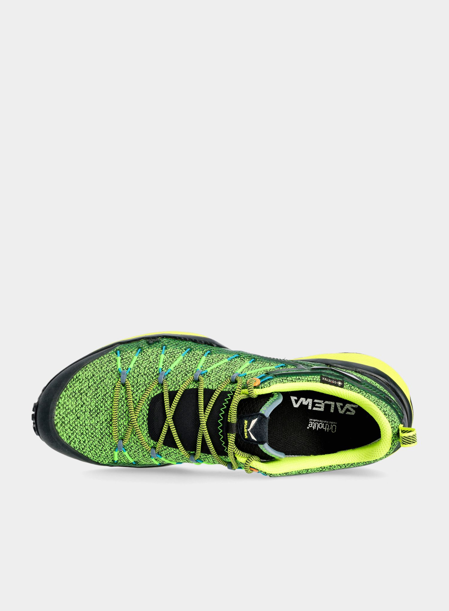 Мъжки туристически обувки Salewa Dropline GTX - black out/blue danube