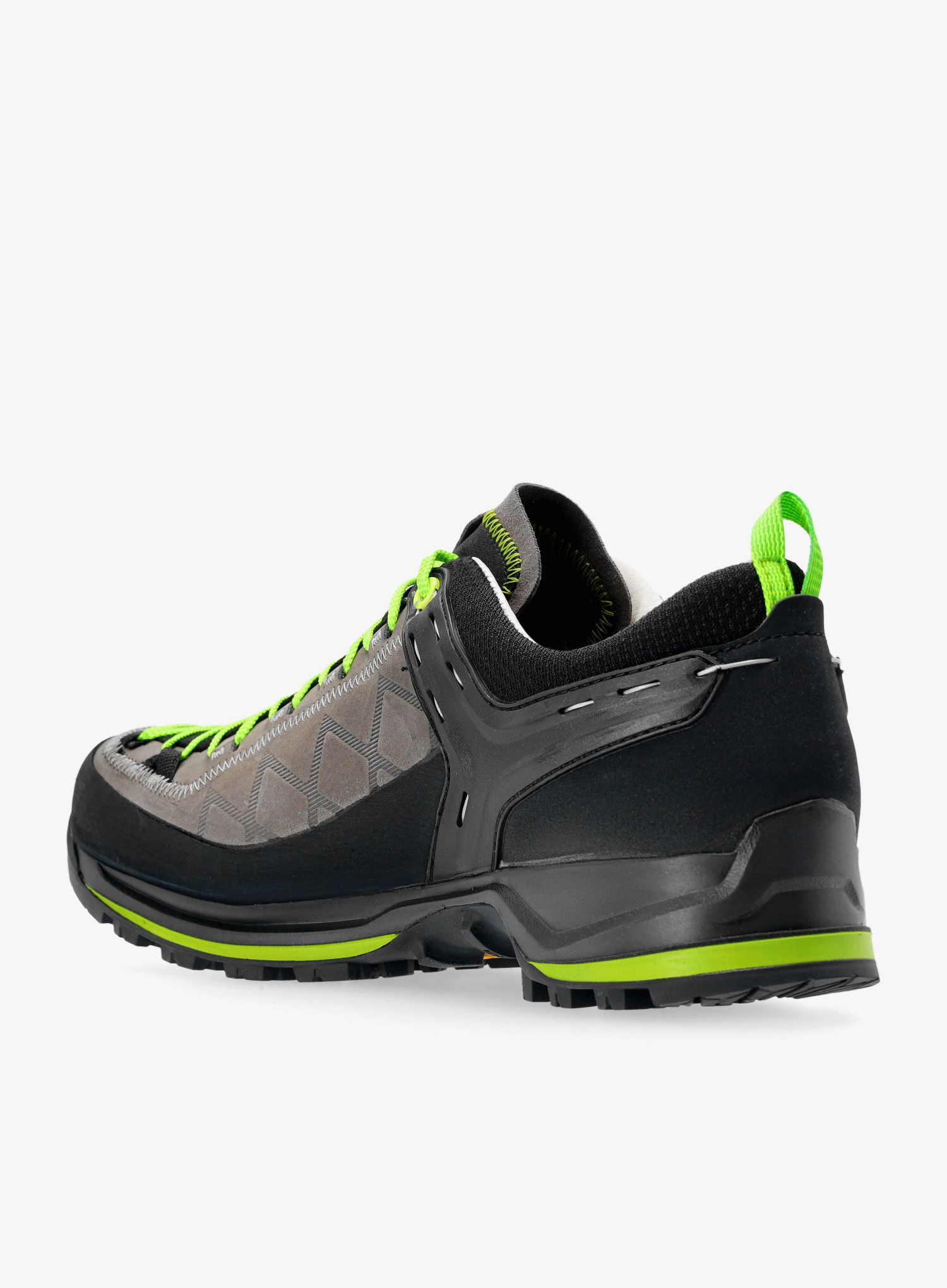 Мъжки трекинг обувки Salewa Mountain Trainer 2 Leather - smoked/fluo green