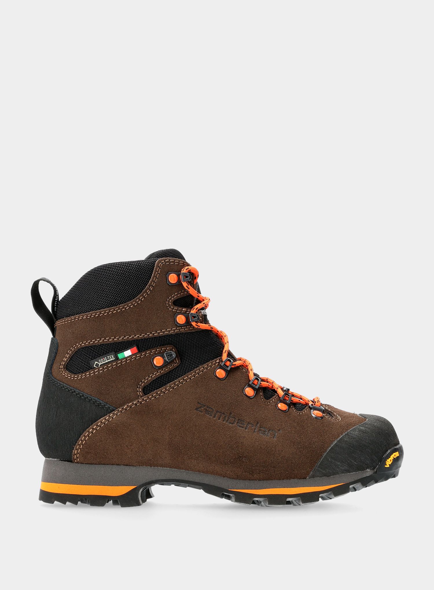 Мъжки трекинг обувки Zamberlan Storm GTX - dk brown/orange