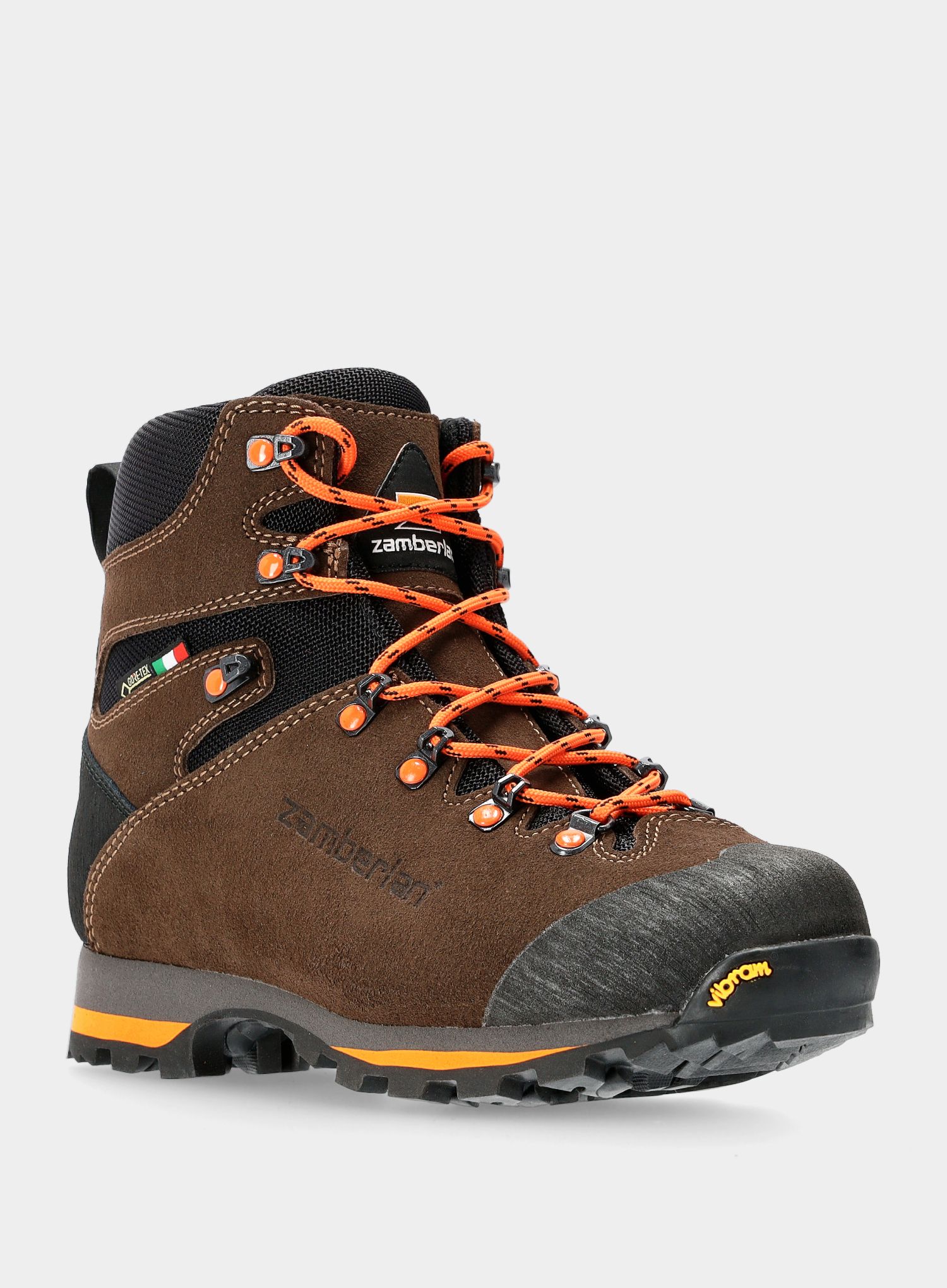 Мъжки трекинг обувки Zamberlan Storm GTX - dk brown/orange