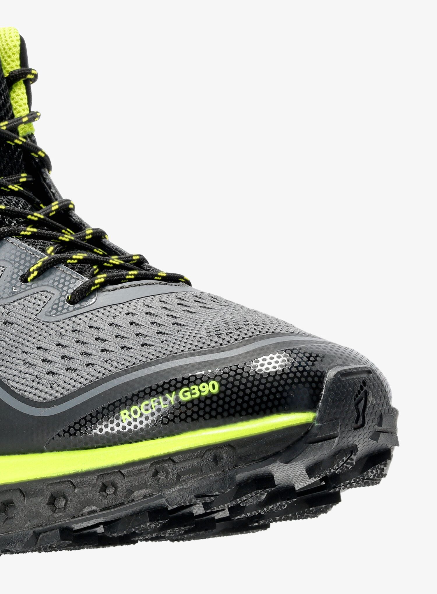Мъжки туристически обувки Inov-8 RocFly G 390 - grey/black/yellow