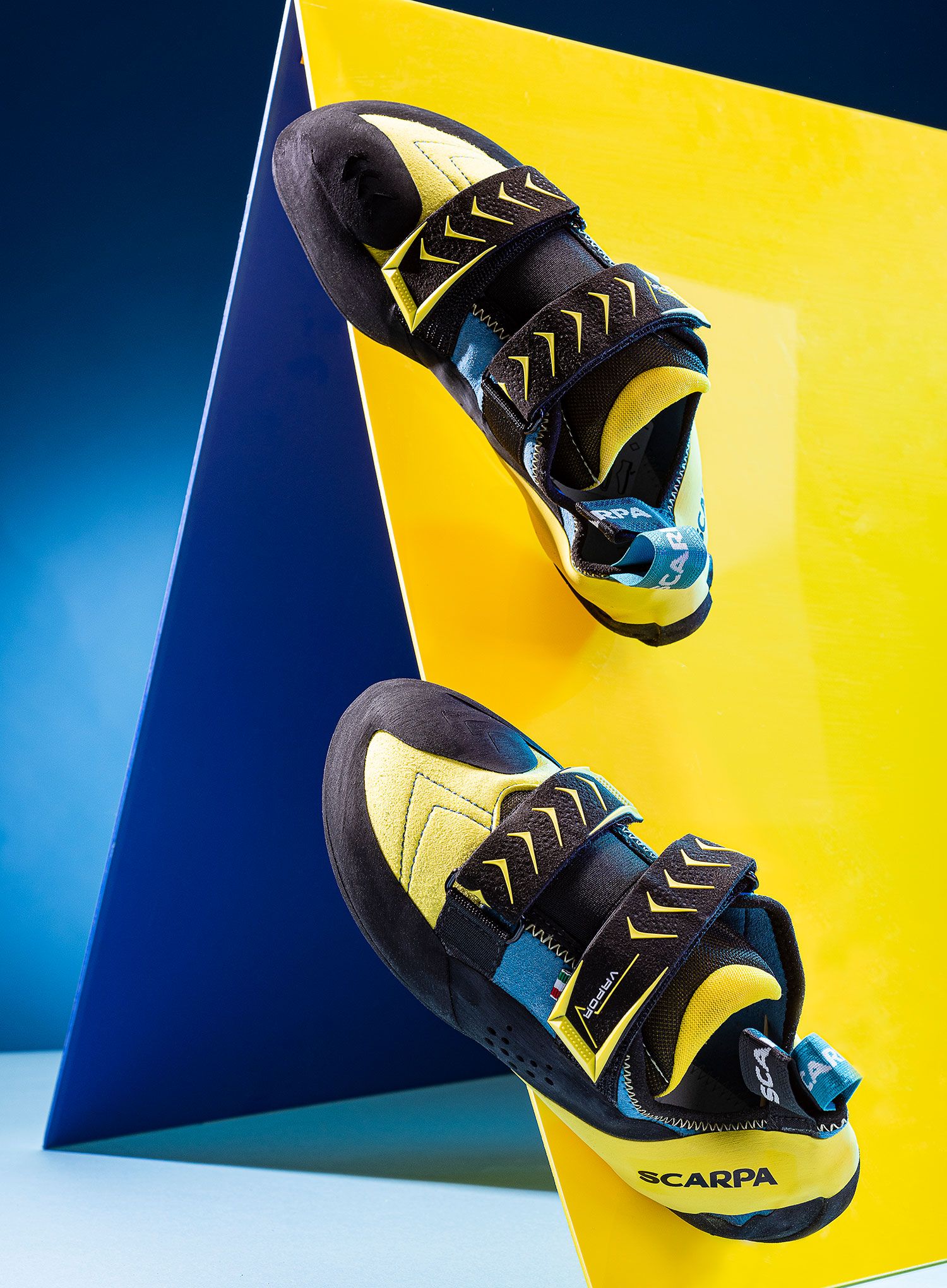 Обувки за катерене Scarpa Vapor V - ocean/yellow