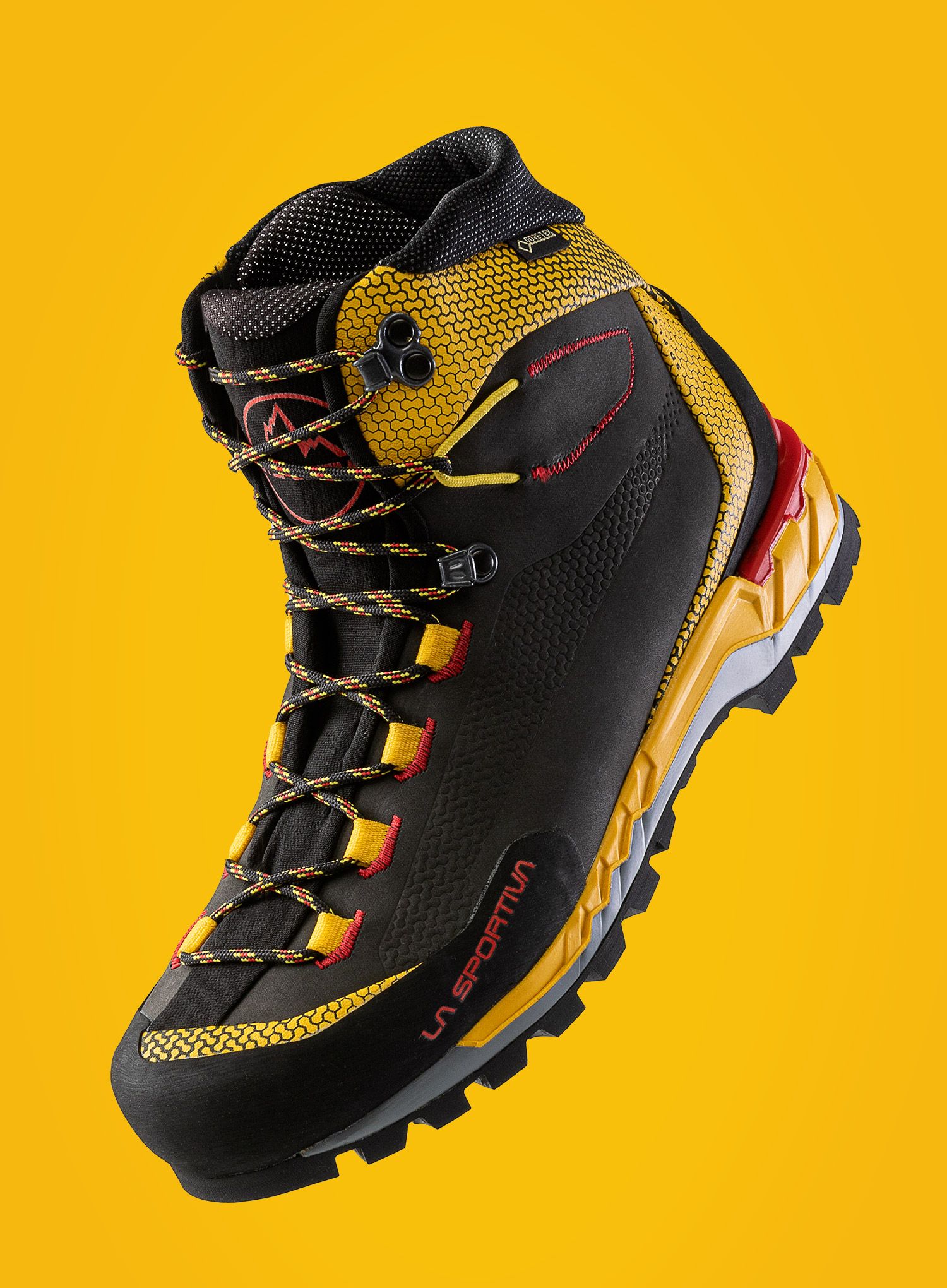 Високопланински обувки La Sportiva Trango Tech Leather GTX - black/yellow