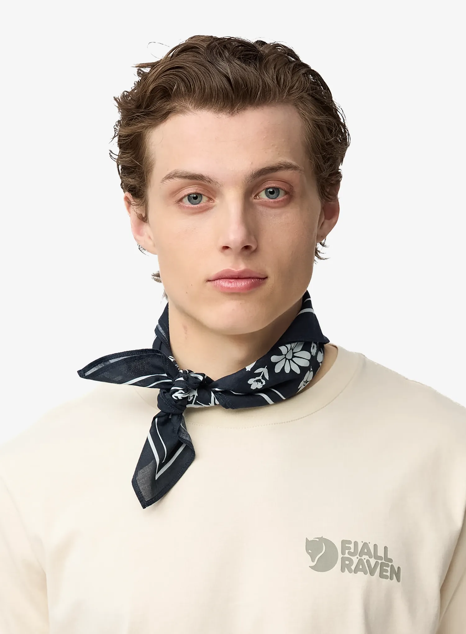 Дамски Fjallraven Fjallblomster Bandana - dark navy