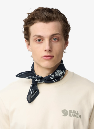 Дамски Fjallraven Fjallblomster Bandana - dark navy