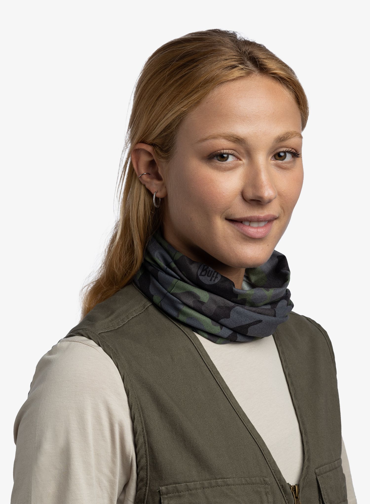 Многофункционален шал Buff CoolNet UV - enob steel