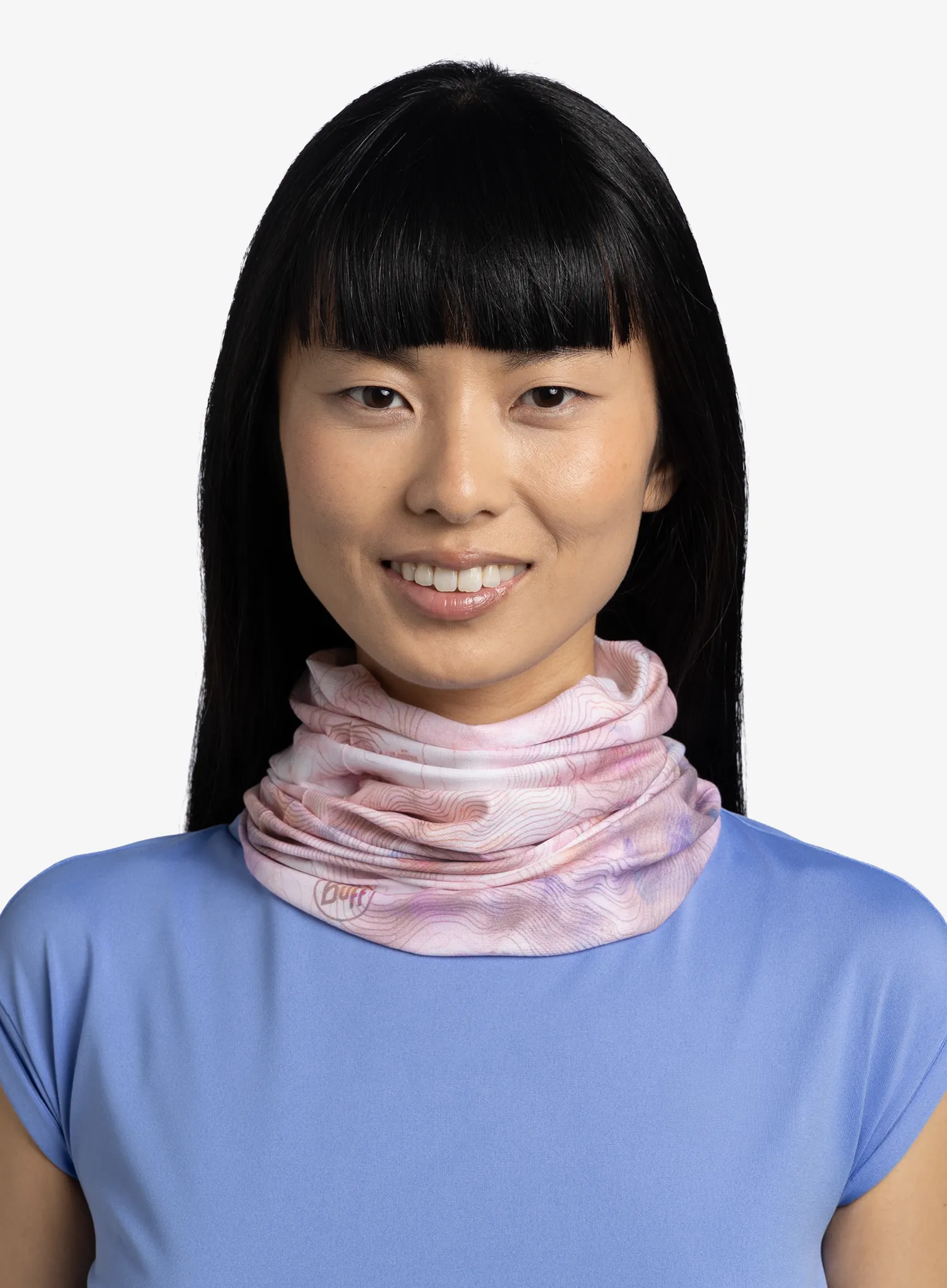 Многофункционален шал Buff Coolnet UV Insect Shield - orisa pink azalea
