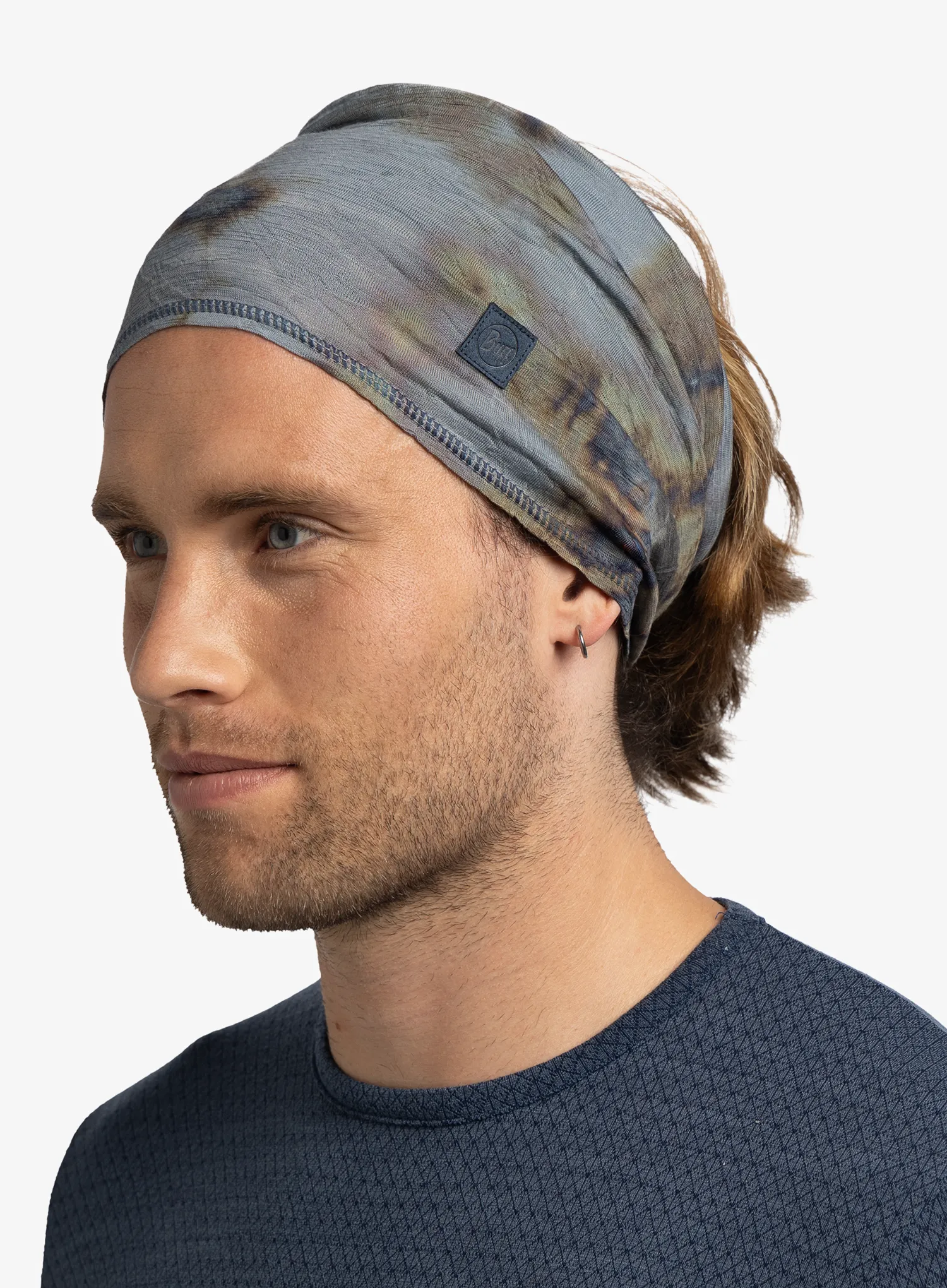Многофункционален шал Buff Merino Lightweight Natural Dye - dye flint