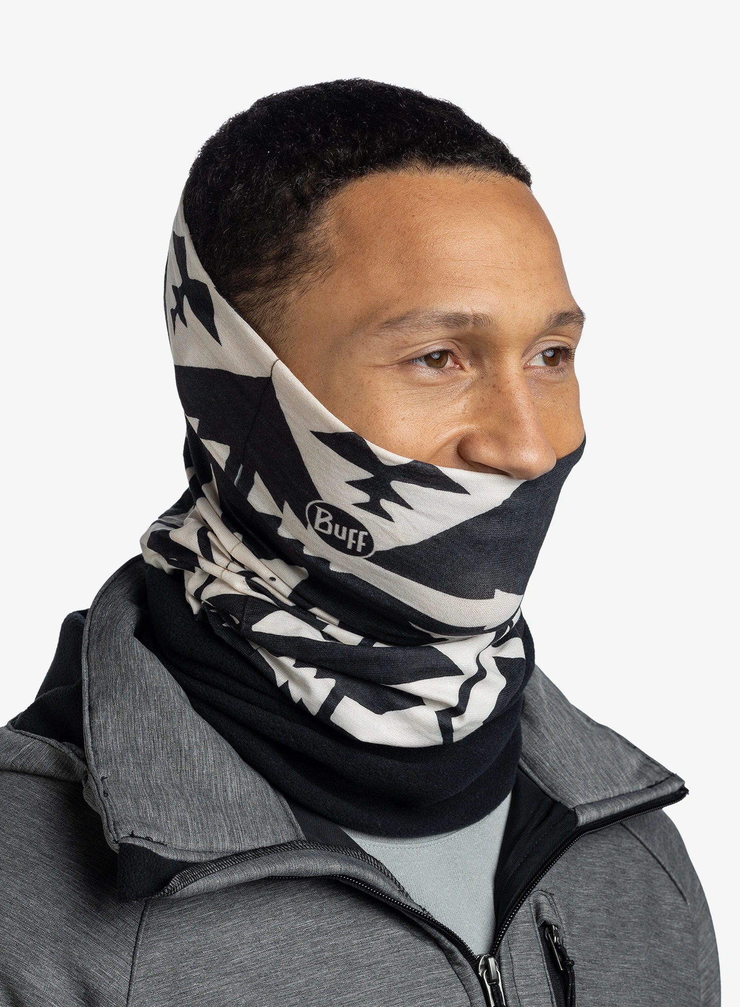 Многофункционален шал Buff Polar - skar black