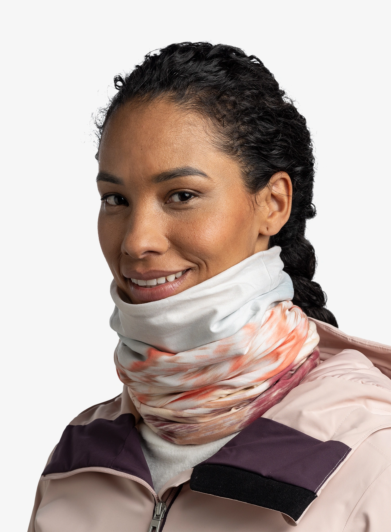 Многофункционален шал Buff Reversible Polar - lerna peach beige