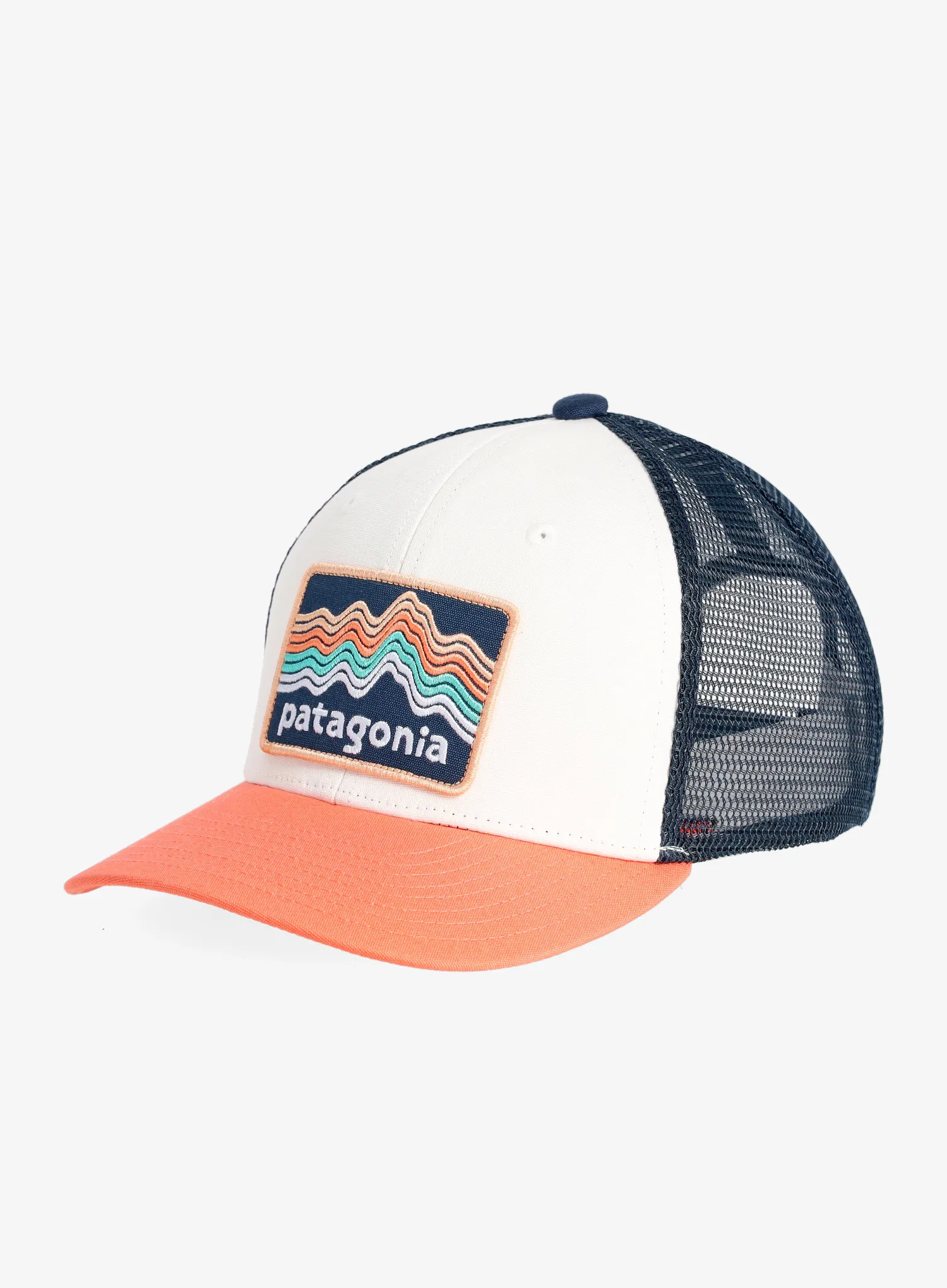Шапка за деца Patagonia Trucker Hat - ridge rise/coral