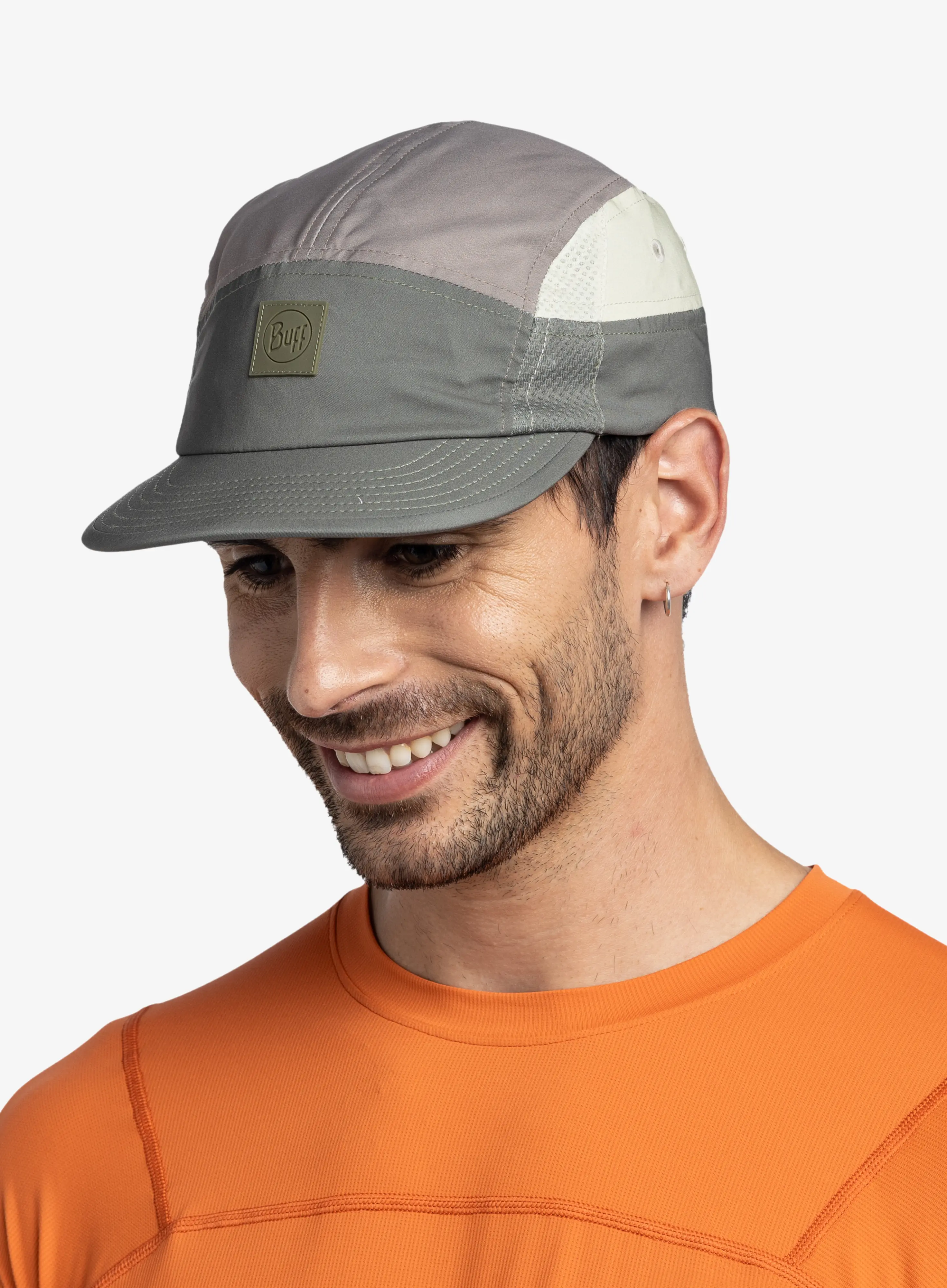 Шапка за бягане Buff 5 Panel Go Cap - domus khaki