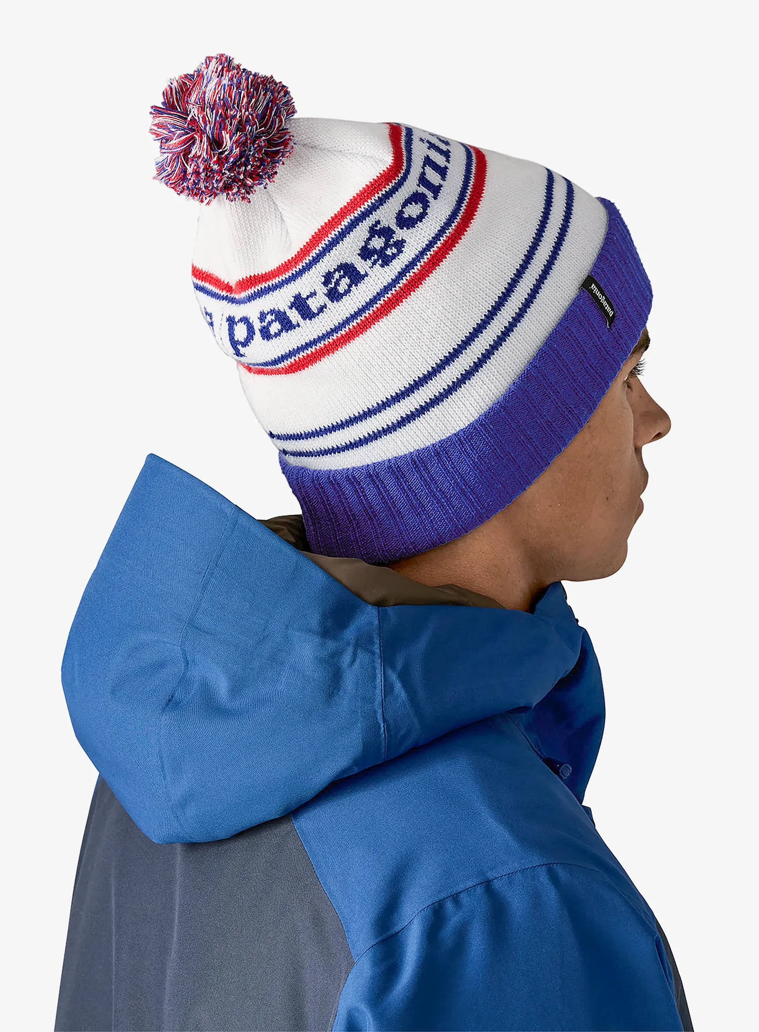 Шапка Patagonia Powder Town Beanie - viking blue