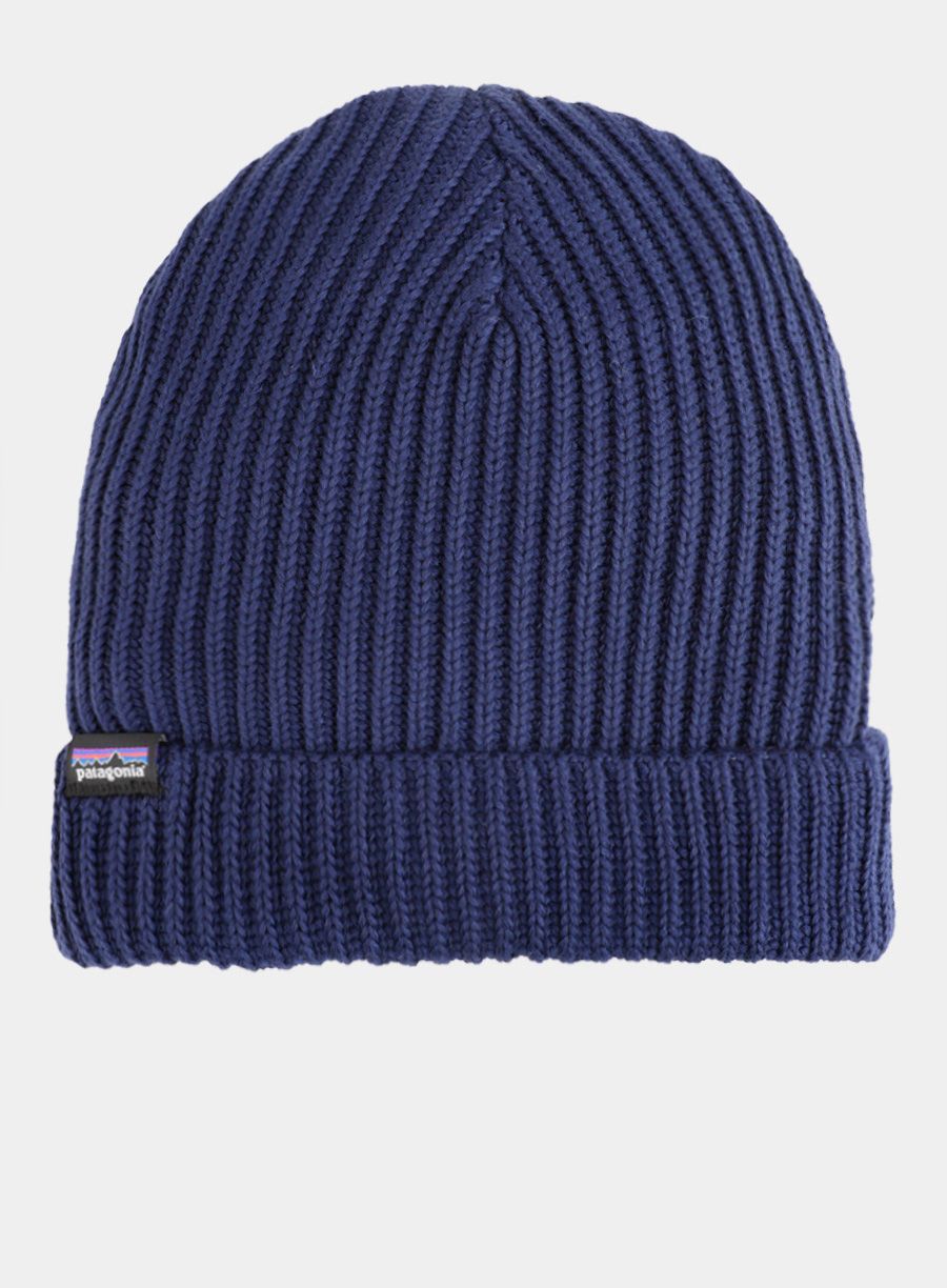 Шапка Patagonia Fisherman's Rolled Beanie - navy blue