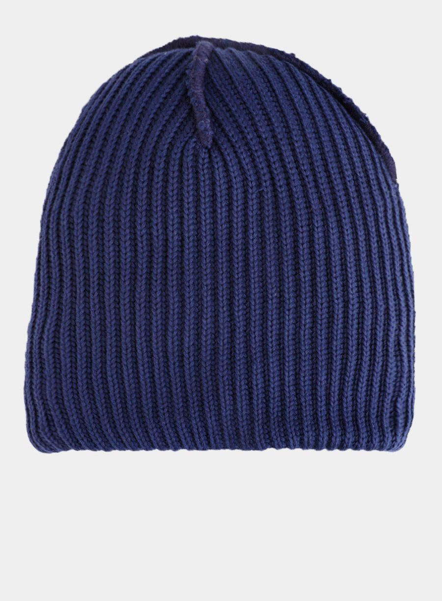 Шапка Patagonia Fisherman's Rolled Beanie - navy blue