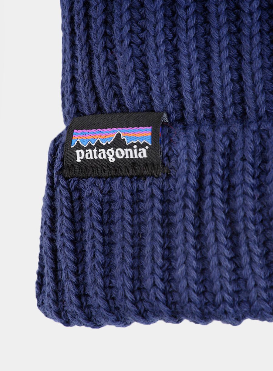 Шапка Patagonia Fisherman's Rolled Beanie - navy blue