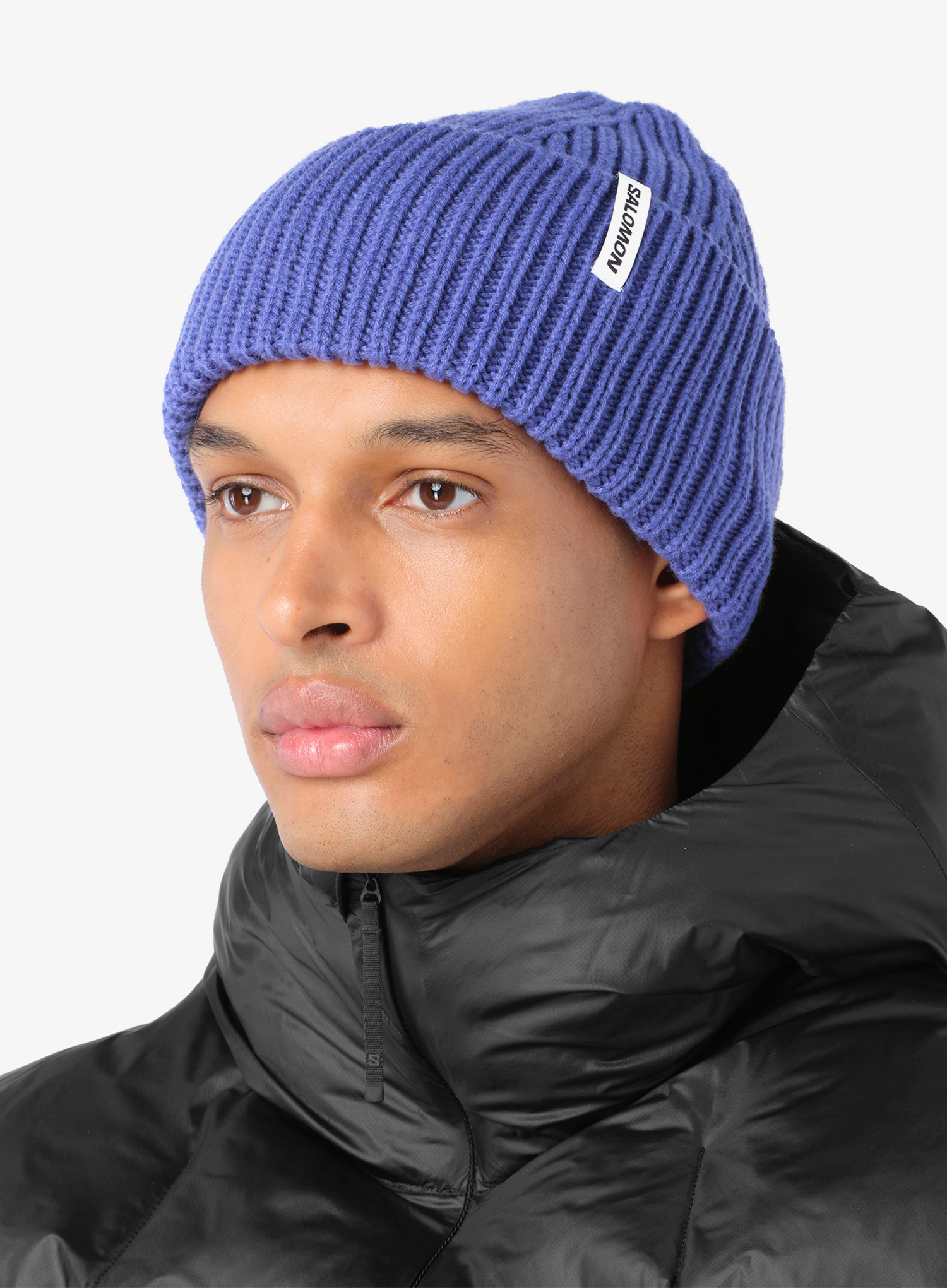 Шапка Salomon Snowbird Beanie U - clematis blue