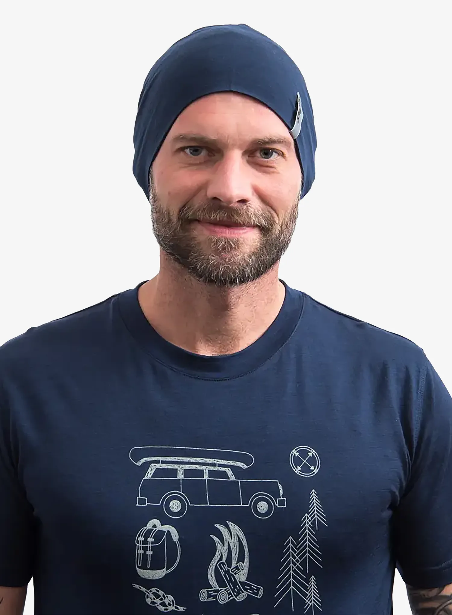 Термоактивна шапка Sensor Beanie Merino Wool - deep blue