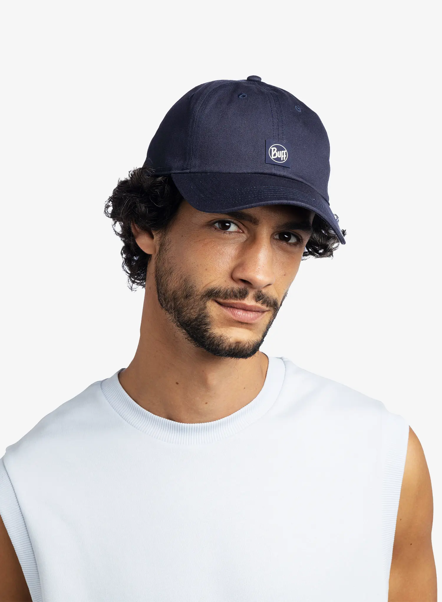 Шапка с козирка Buff Baseball Cap - solid zire navy