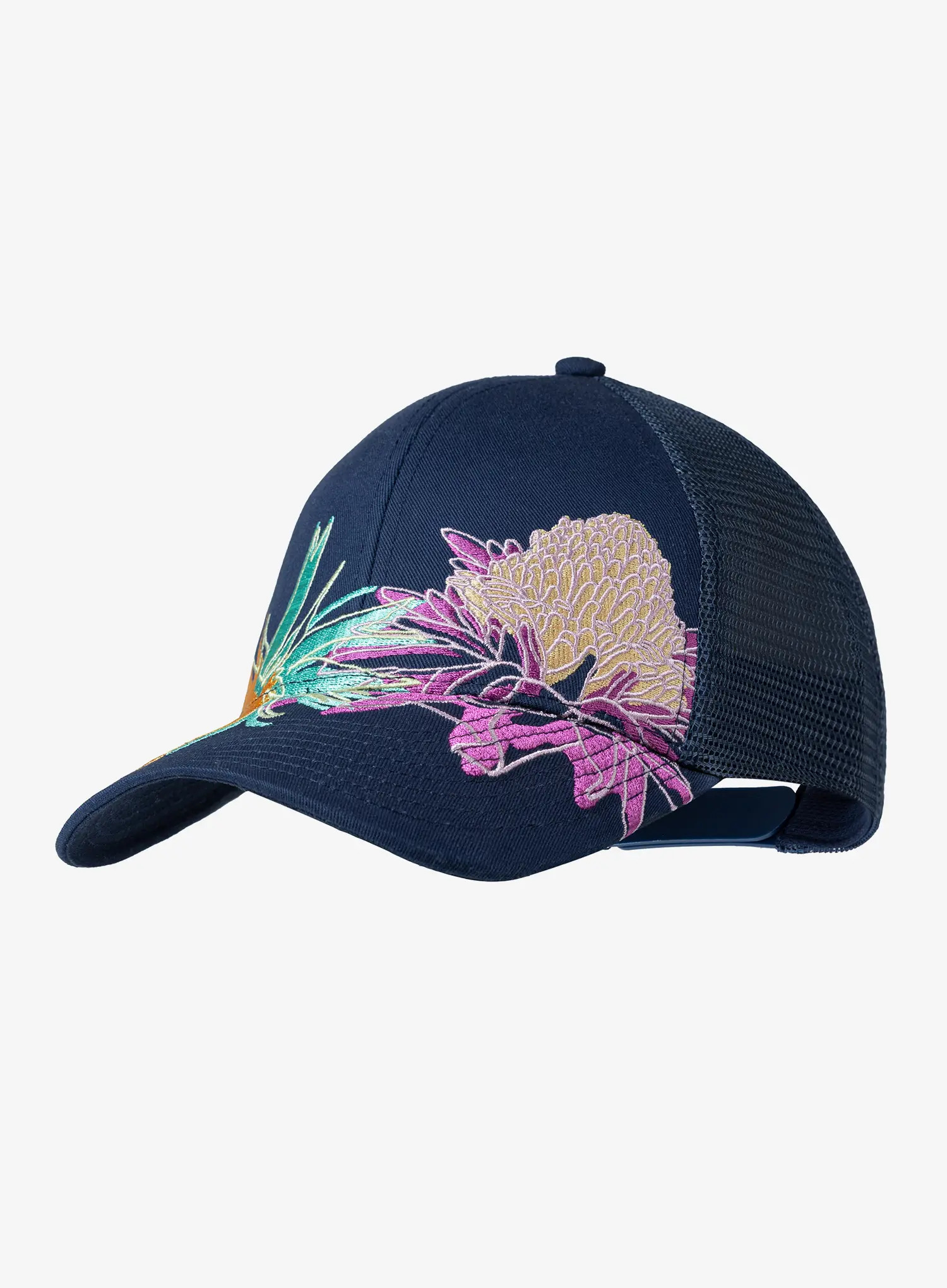 Шапка с козирка Buff Explore Trucker Cap - satry indigo