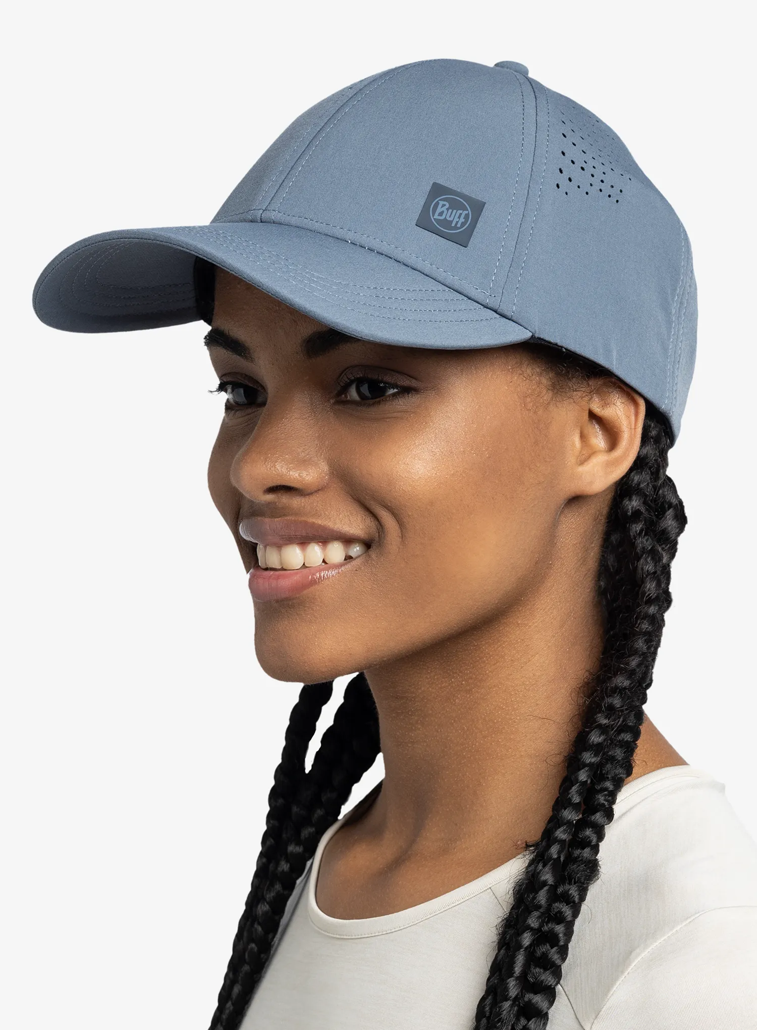 Шапка с козирка Buff Summit Cap - solid stone blue