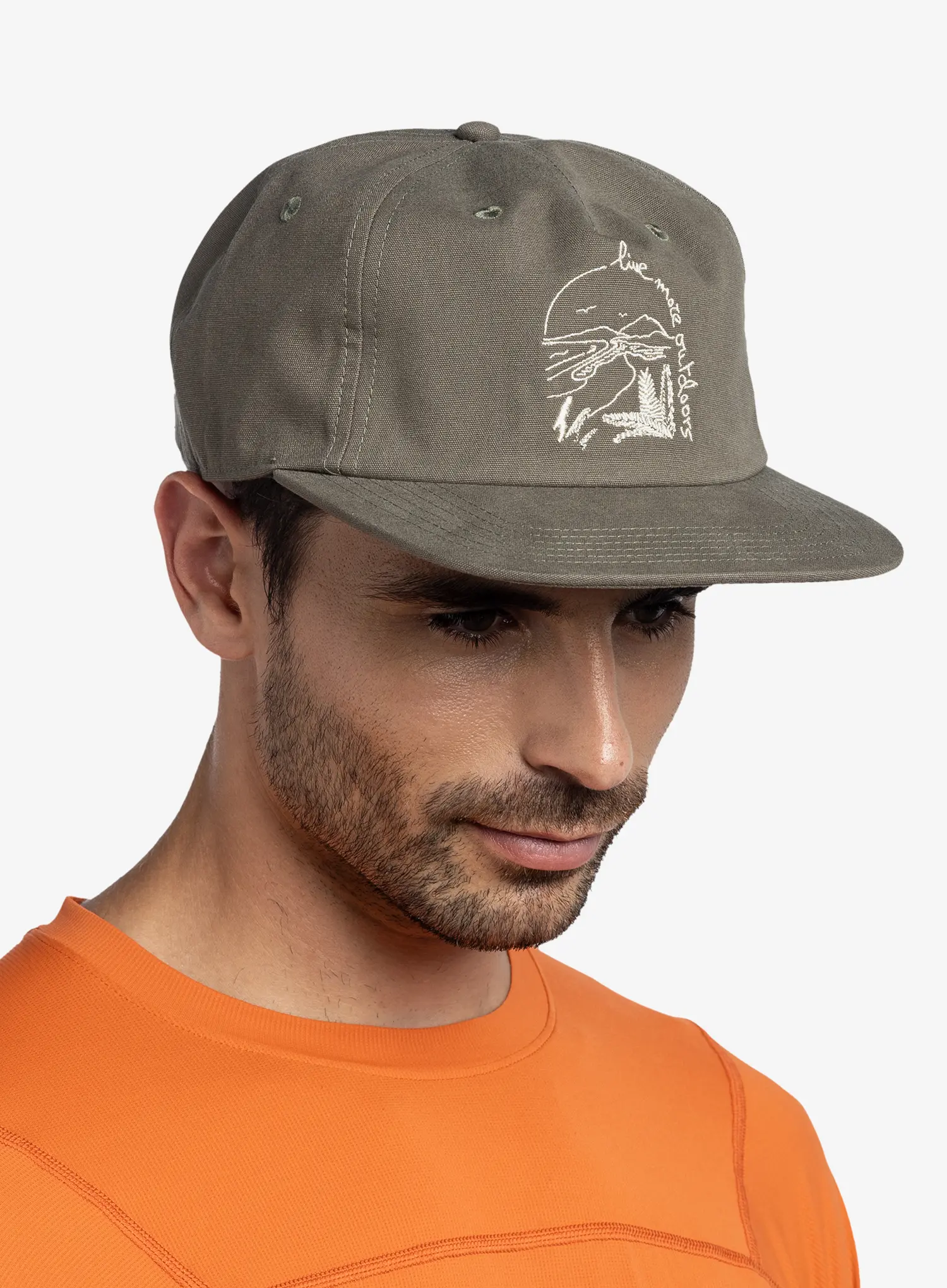Шапка с козирка Buff Trucker Cap - lander khaki