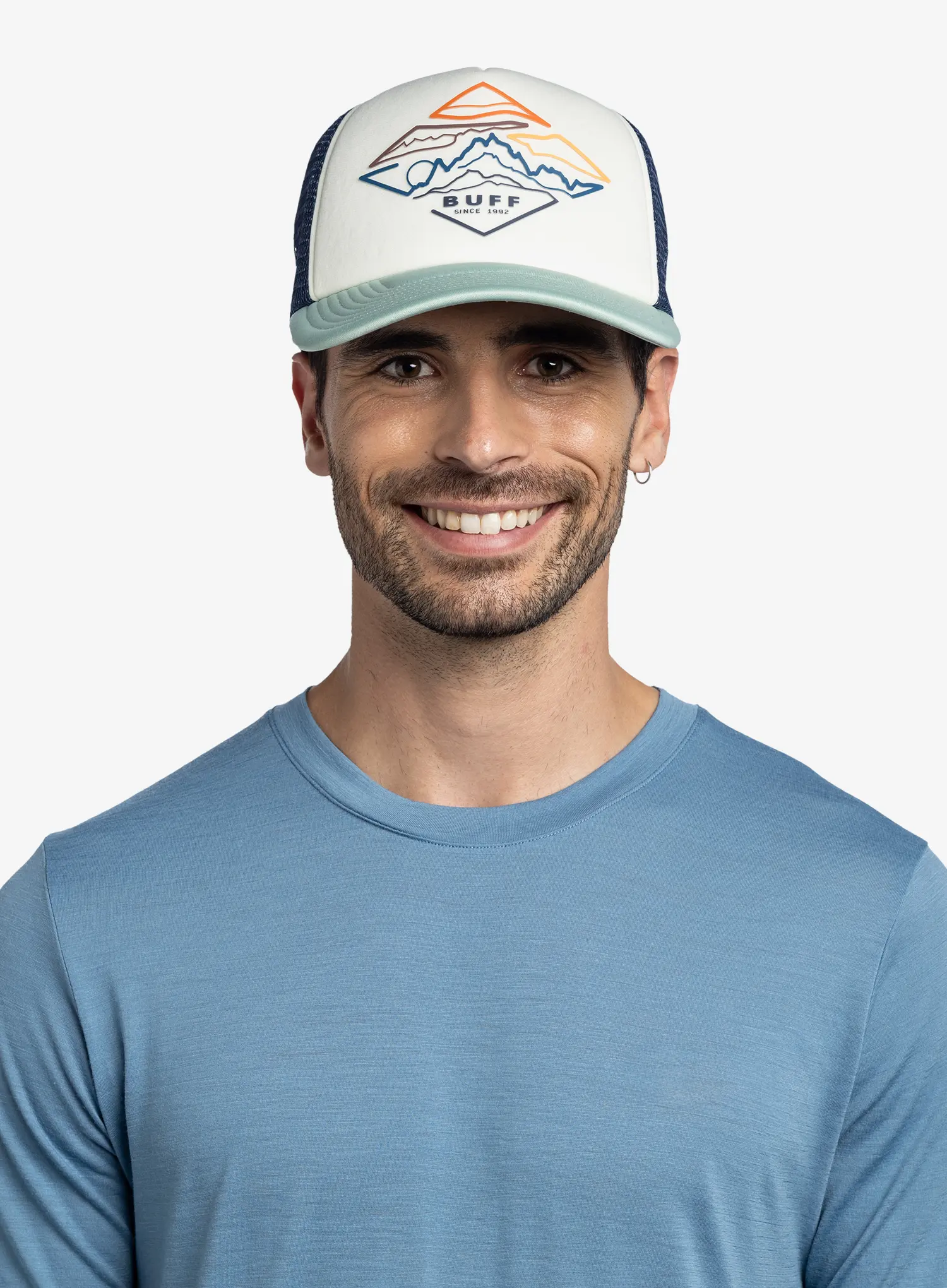 Шапка с козирка Buff Trucker Cap - luster flint