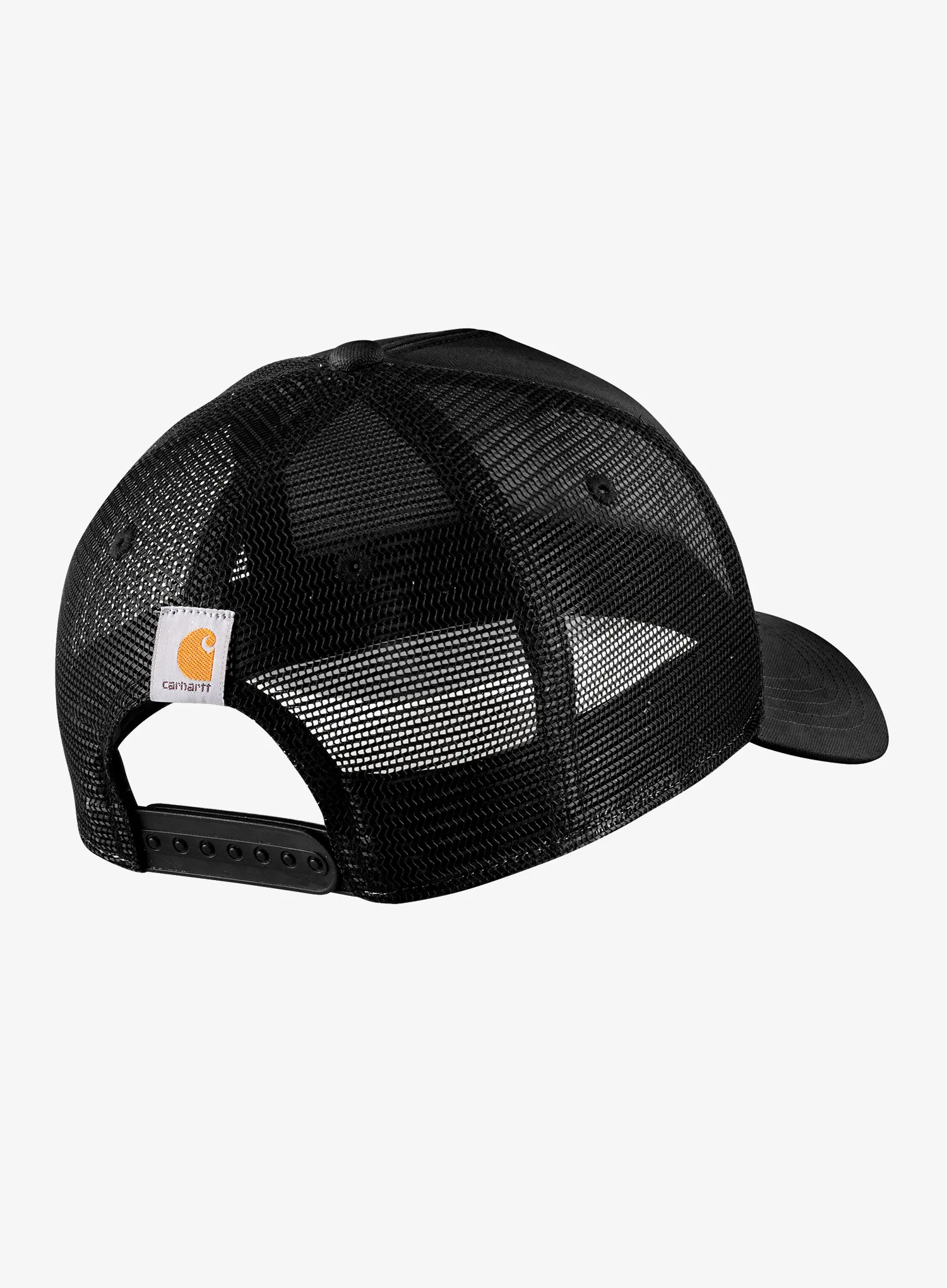 Шапка с козирка Carhartt Rugged Flex Twill Mesh-Back Script Patch Cap - black