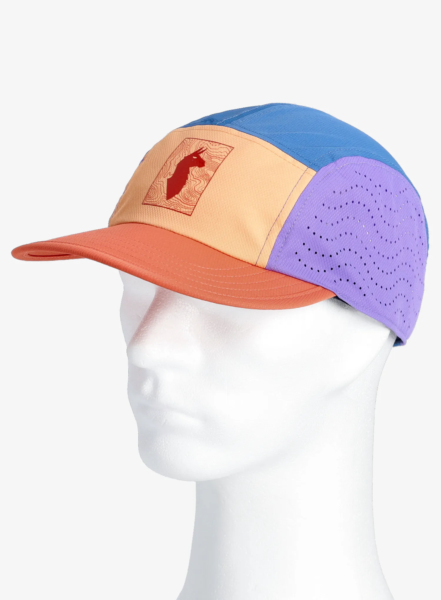 Шапка с козирка Cotopaxi Tech Plus 5-Panel Hat - cantaloupe/grapefruit