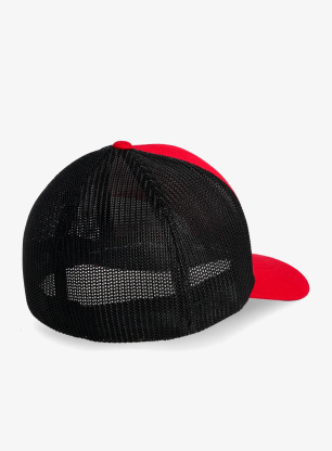 Шапка с козирка Fox Absolute Flexfit Hat - flame red