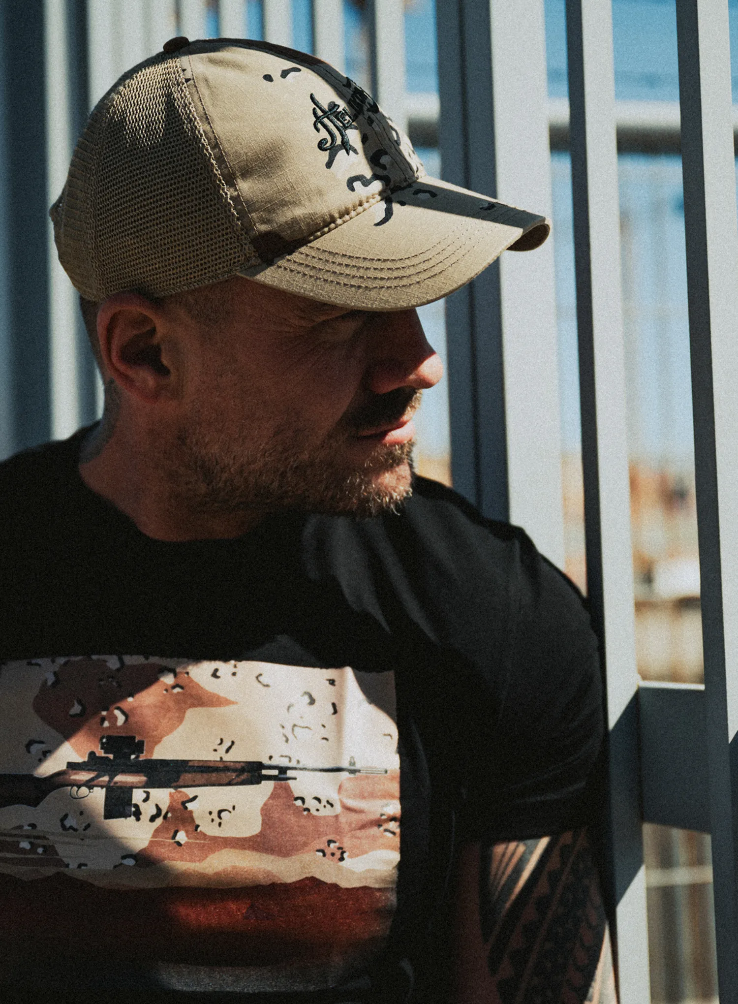 Шапка с козирка Helikon-Tex Desert Refresh Trucker Cap - color desert